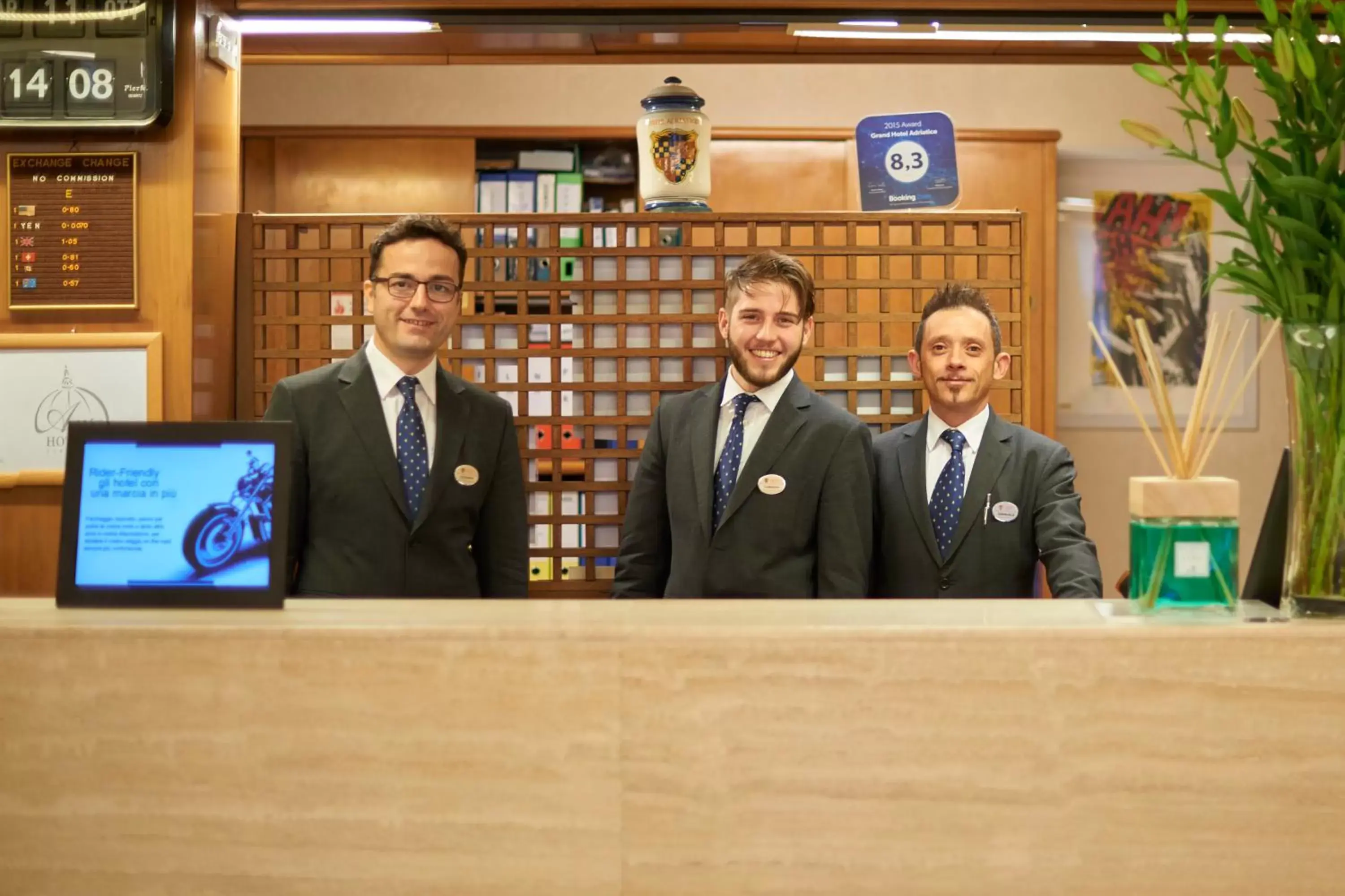Staff in Grand Hotel Adriatico