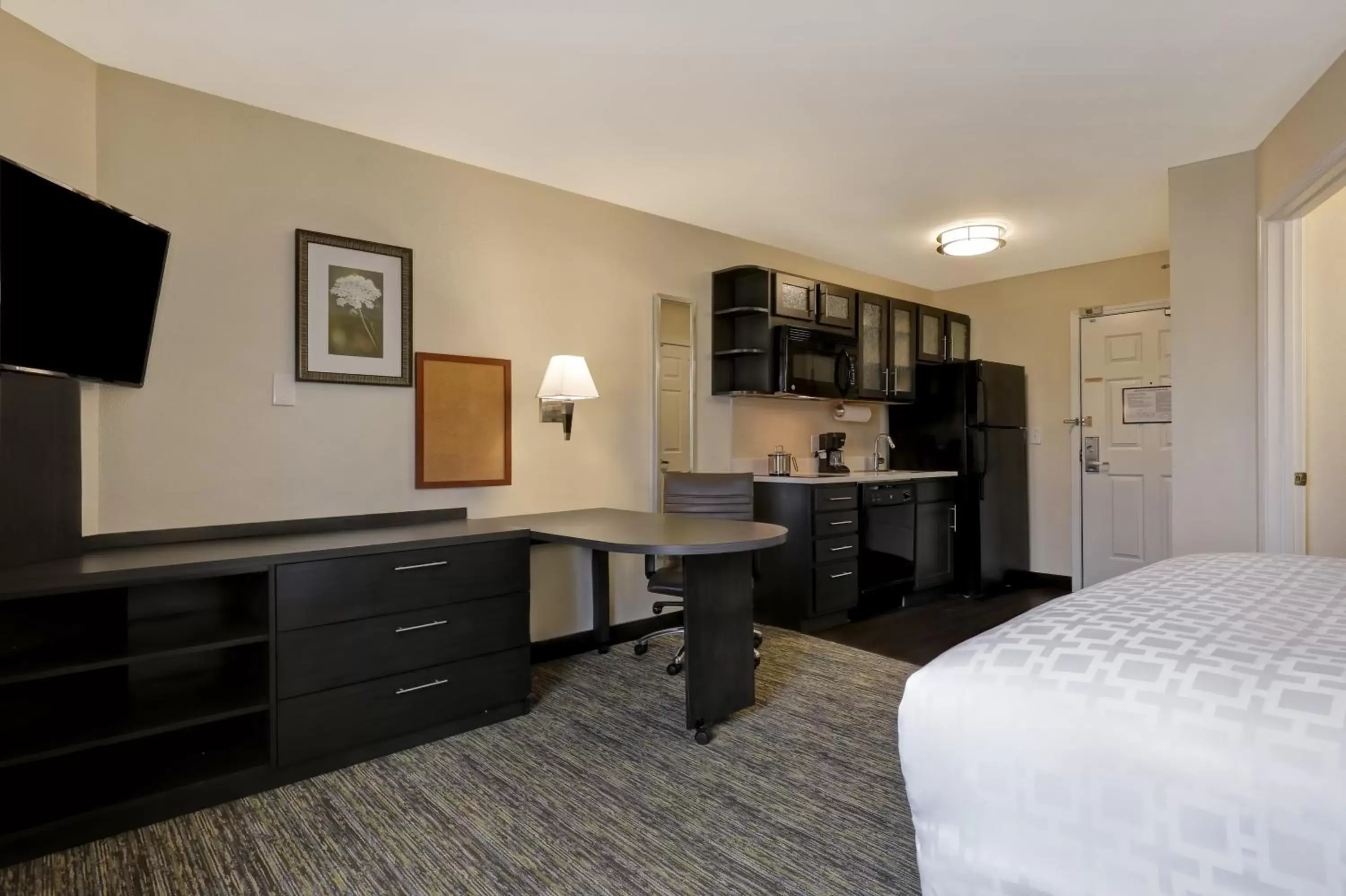 Photo of the whole room in Candlewood Suites Indianapolis - South, an IHG Hotel