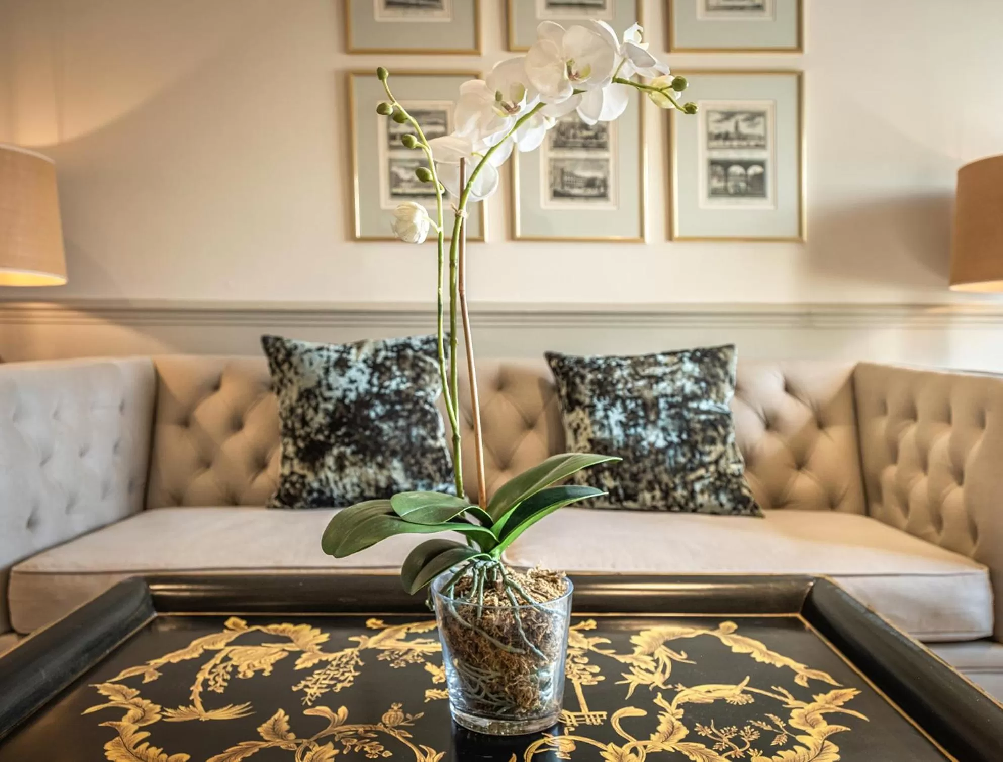 Decorative detail in The Black Lion, Long Melford