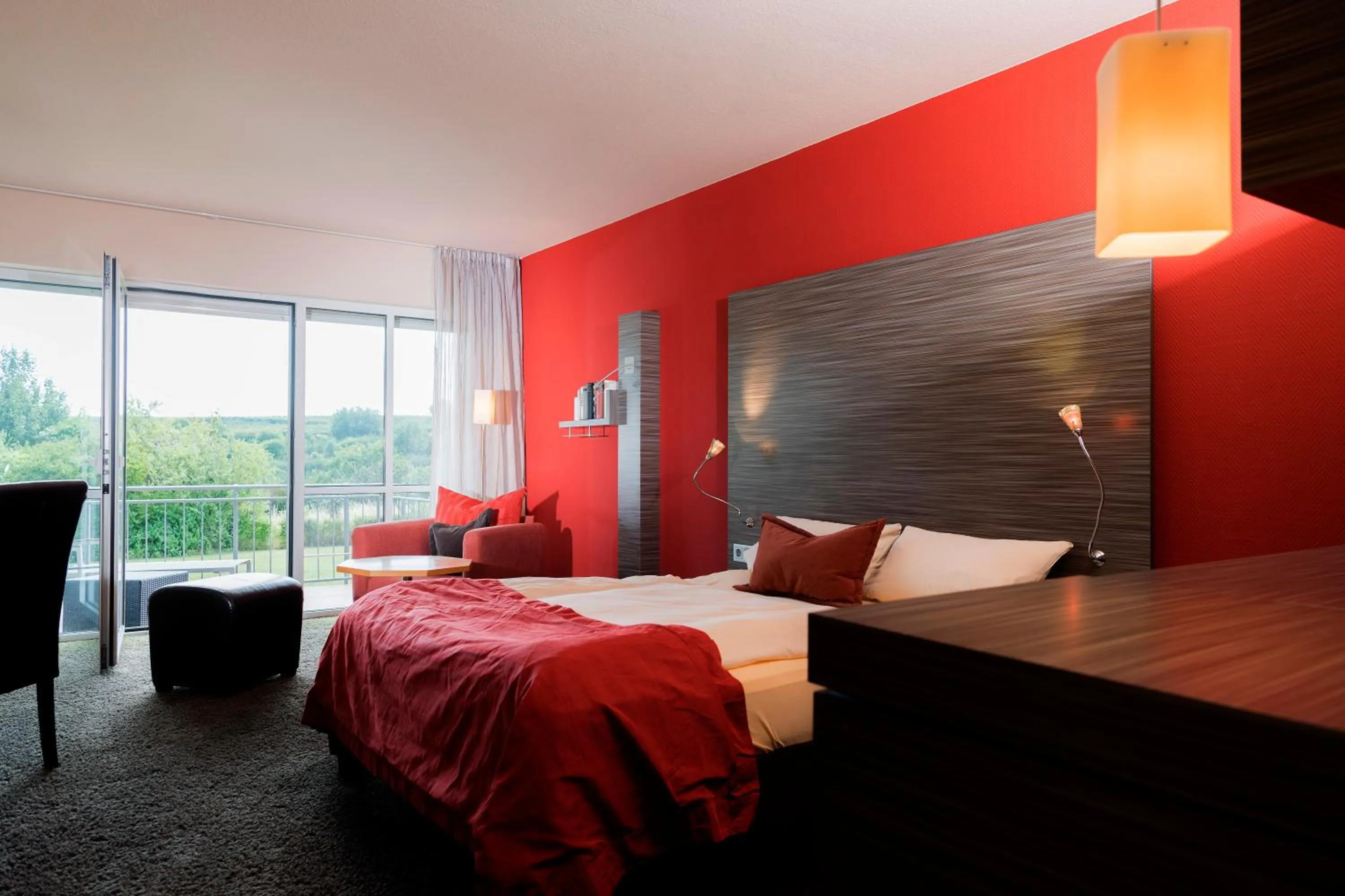 Photo of the whole room, Bed in Atrium Hotel Mainz