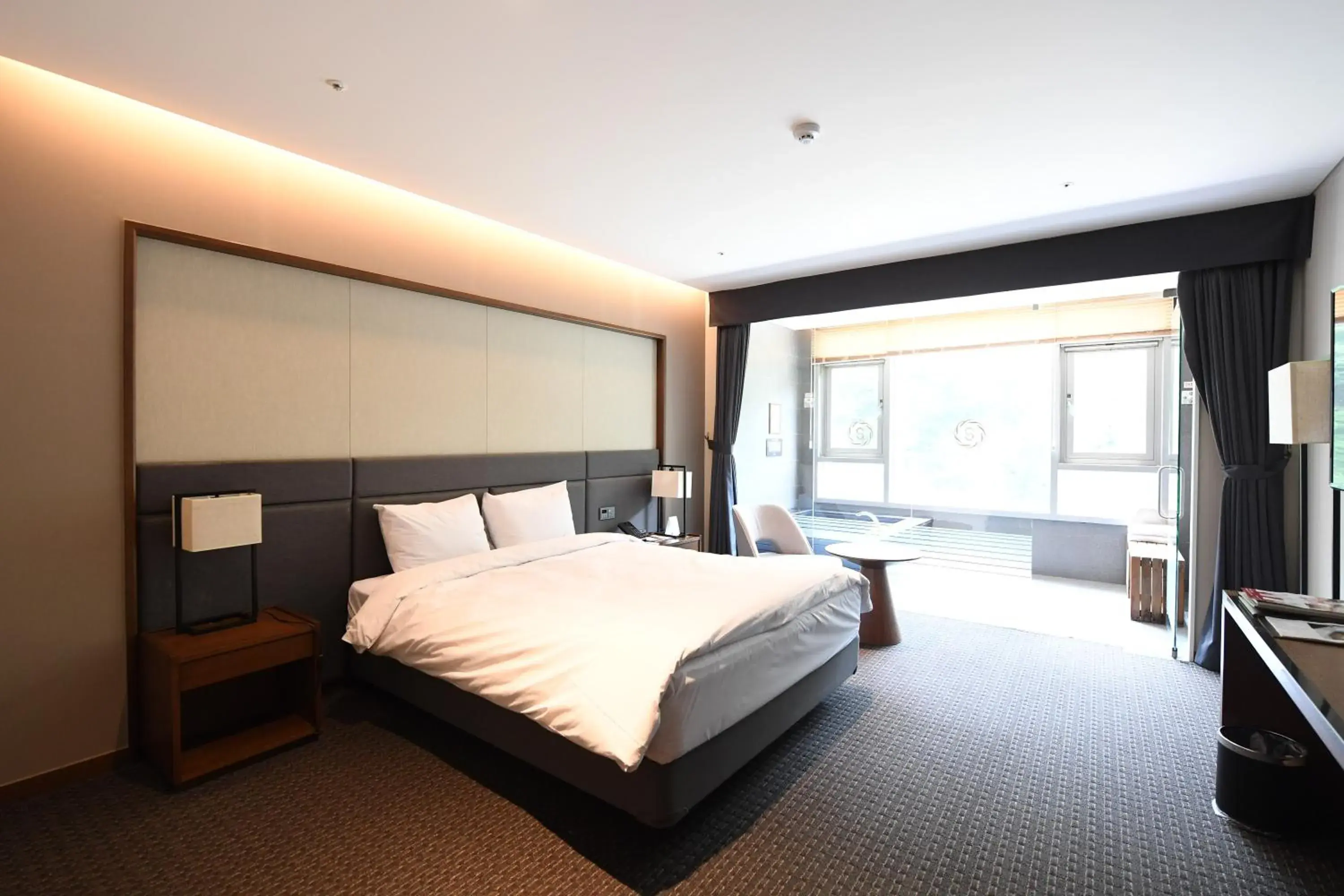 Bed in Hotel Susung