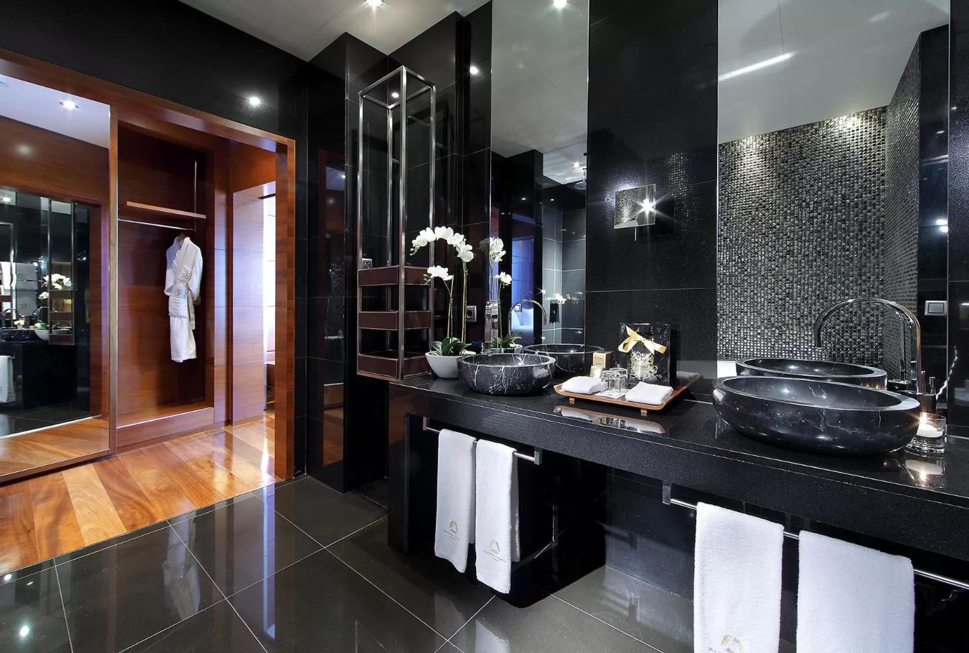 Bathroom in Eurostars Madrid Tower