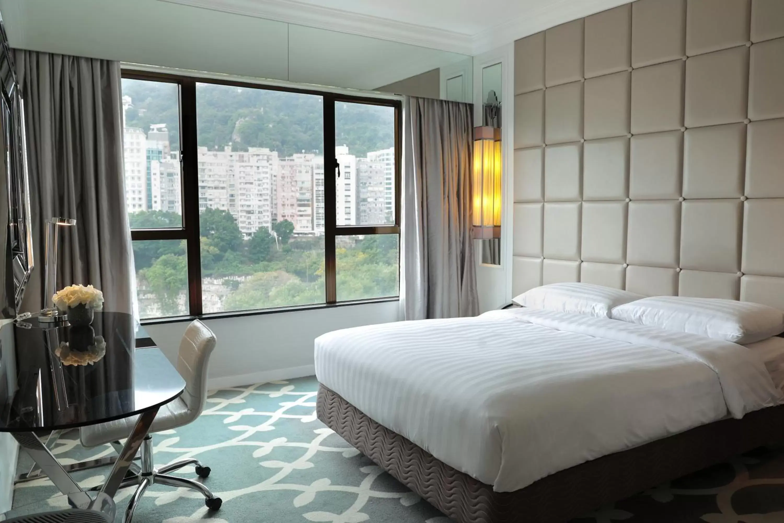 Bedroom in Dorsett Wanchai, Hong Kong