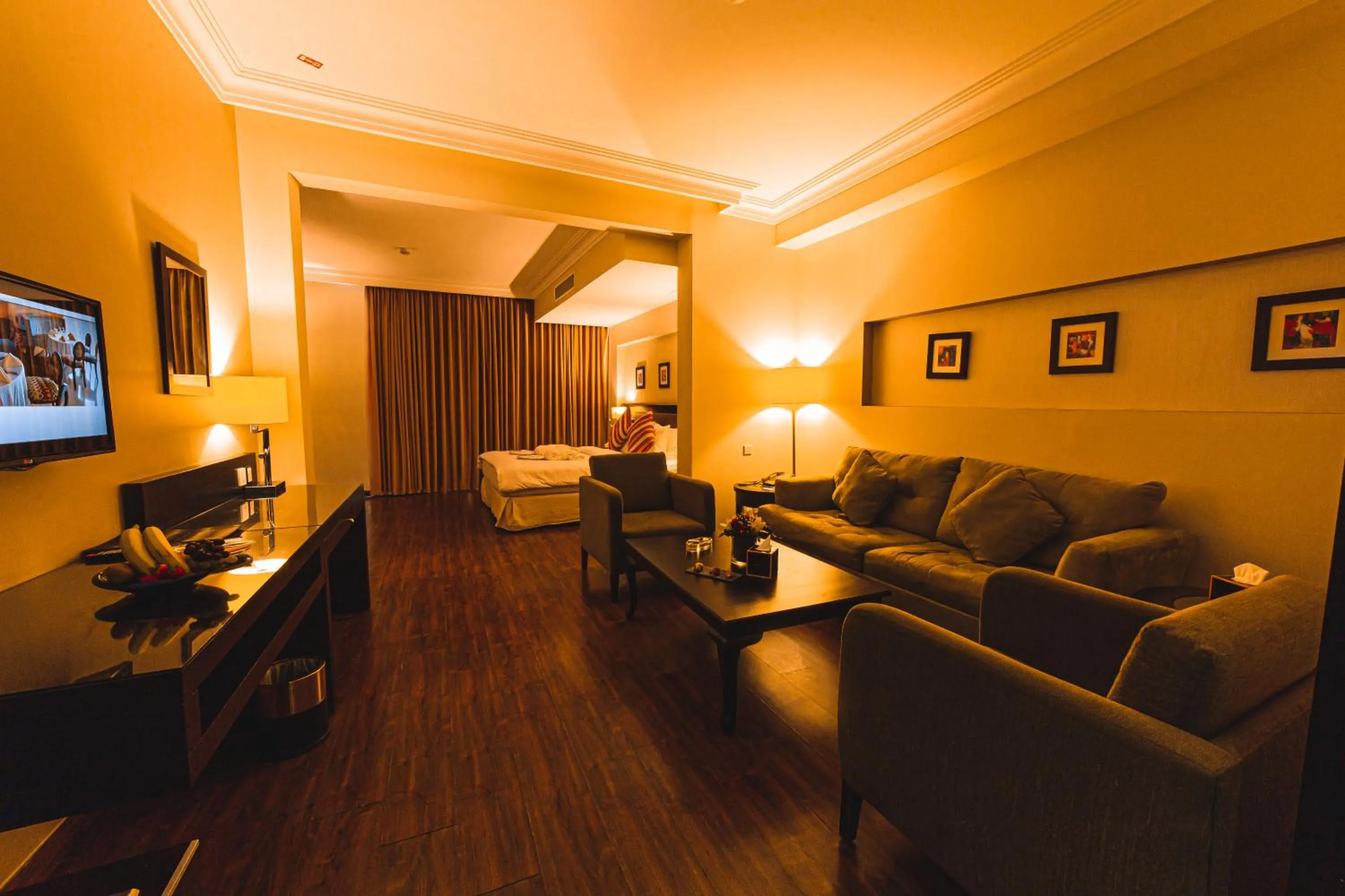 Seating area, Bed in Oryx Hotel Aqaba