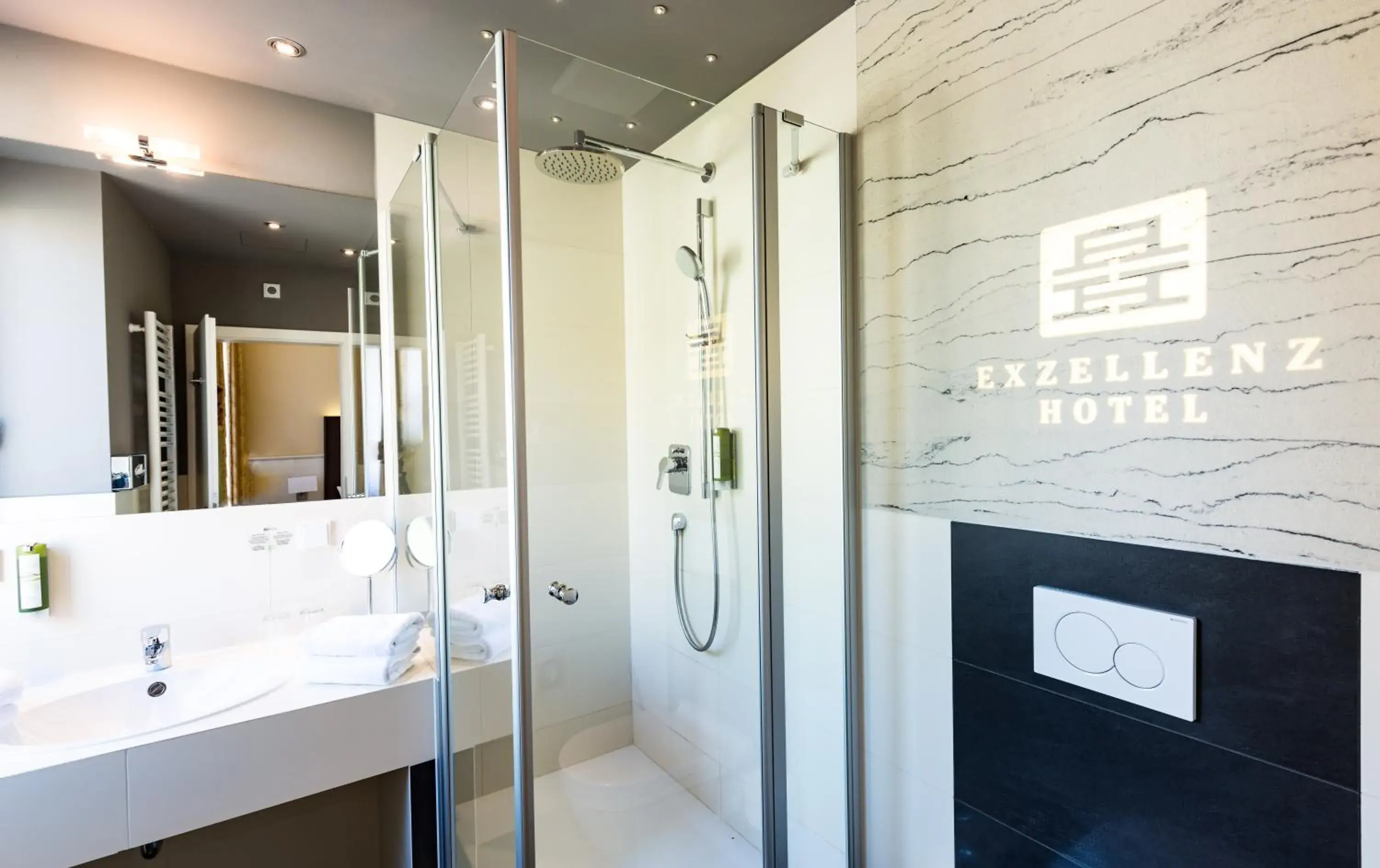 Shower, Bathroom in The Heidelberg Exzellenz Hotel