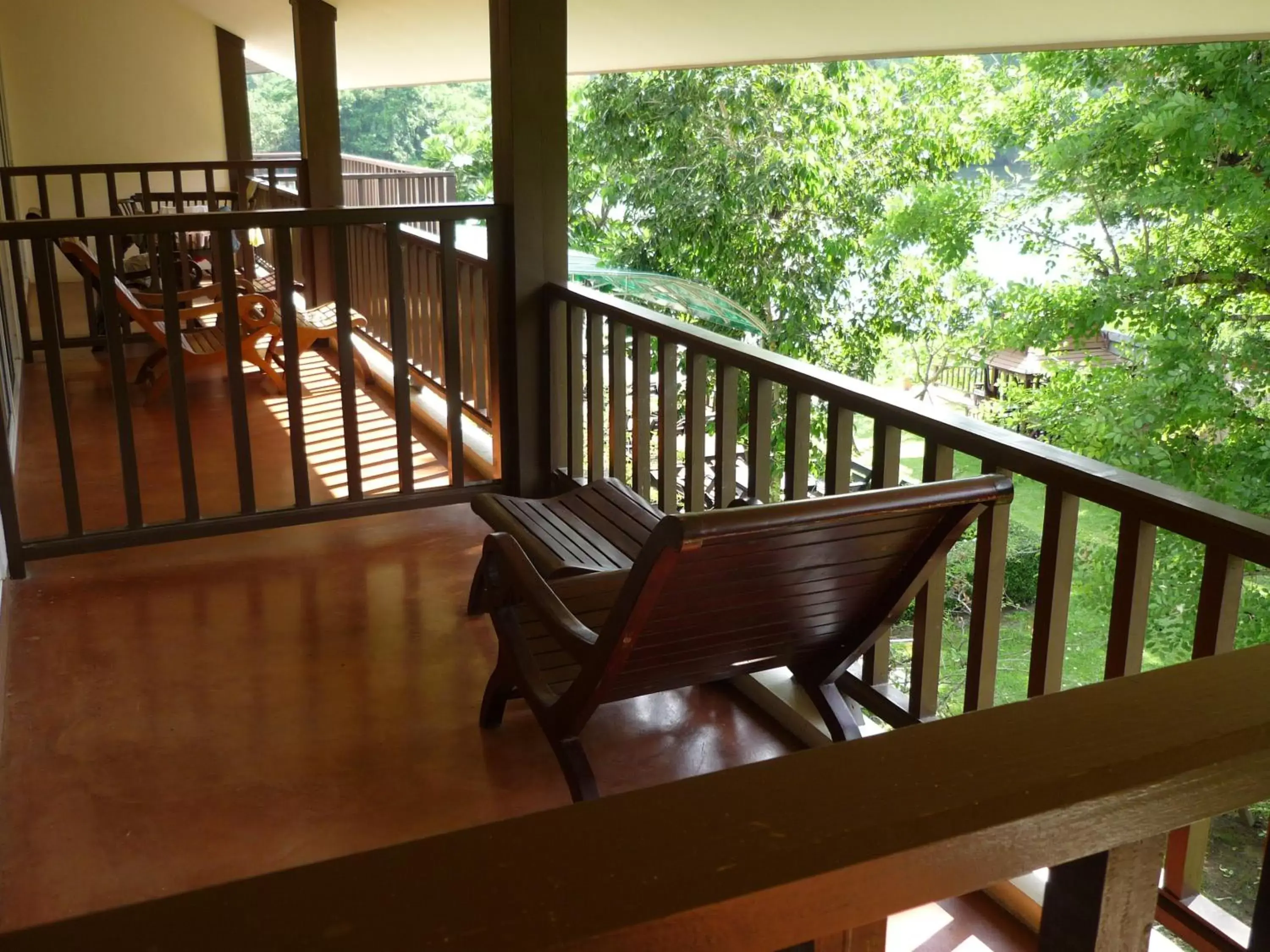 Balcony/Terrace in The RiverKwai Bridge Resort
