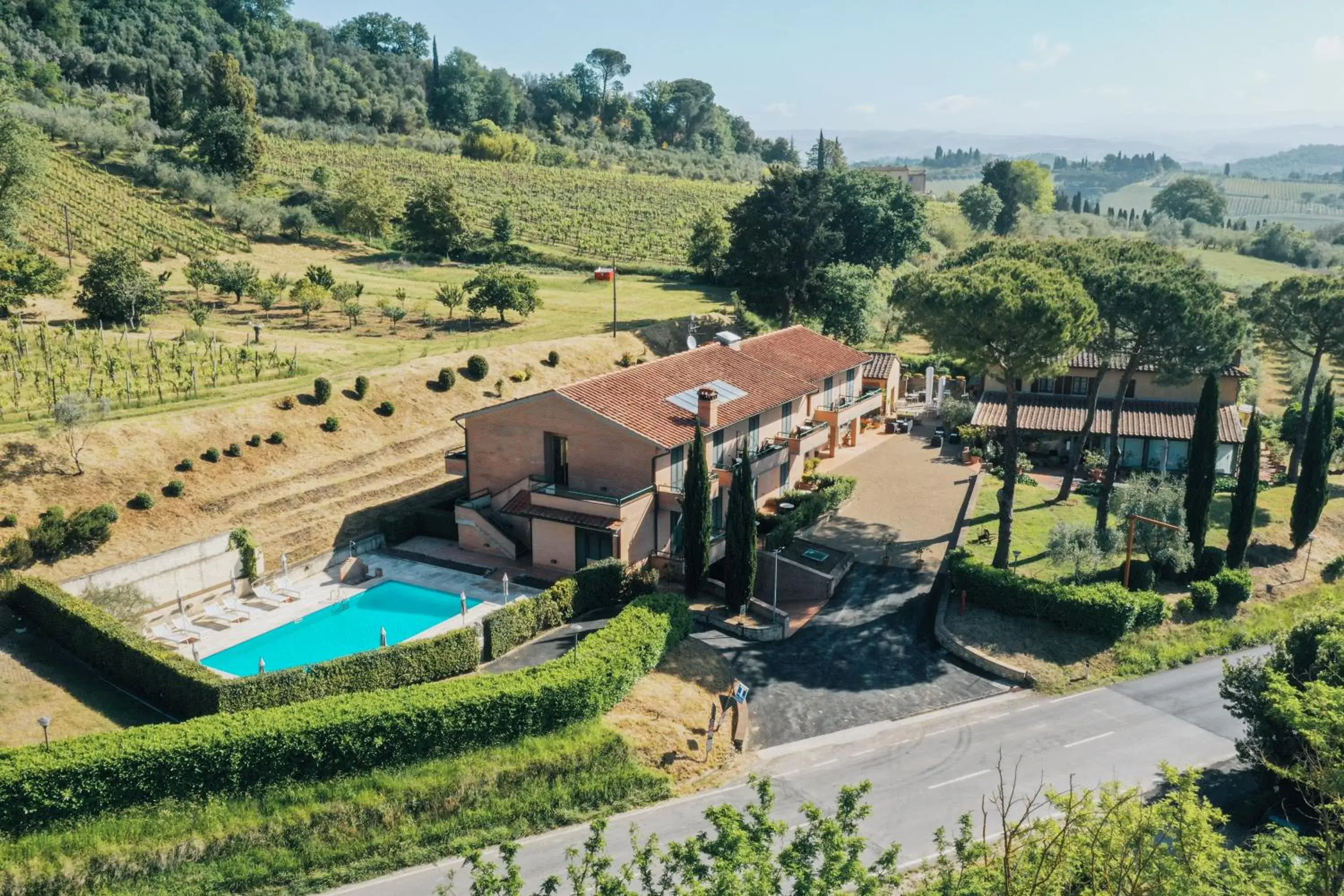 Property building, Bird's-eye View in Hotel Le Colline
