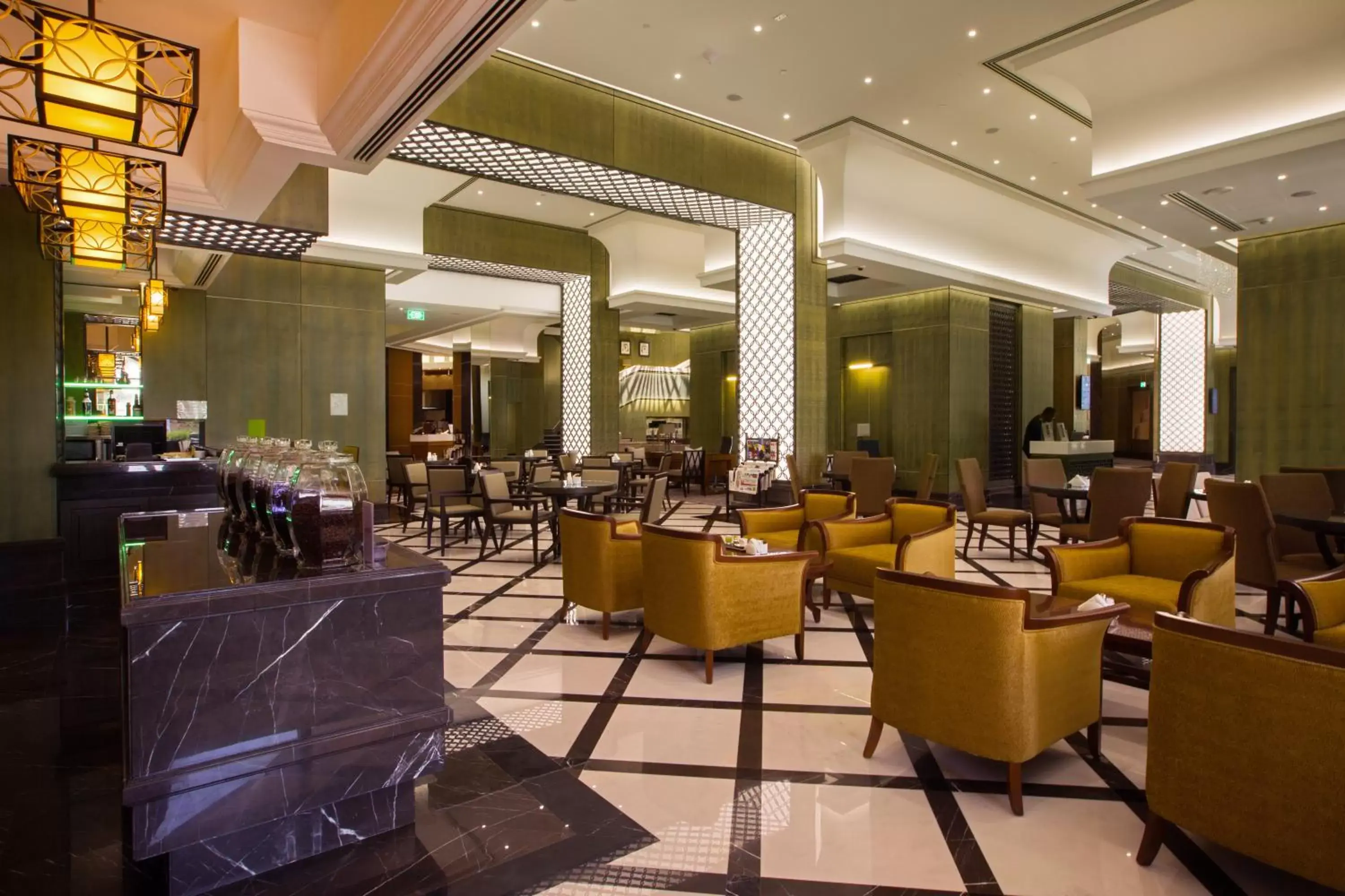 Lobby or reception, Restaurant/Places to Eat in Ayla Grand Hotel