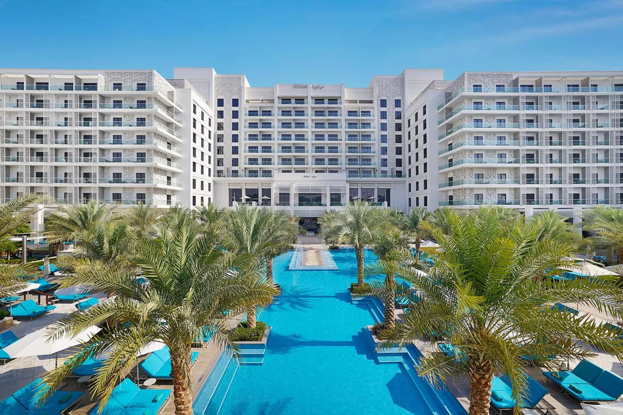 Property building in Hilton Abu Dhabi Yas Island