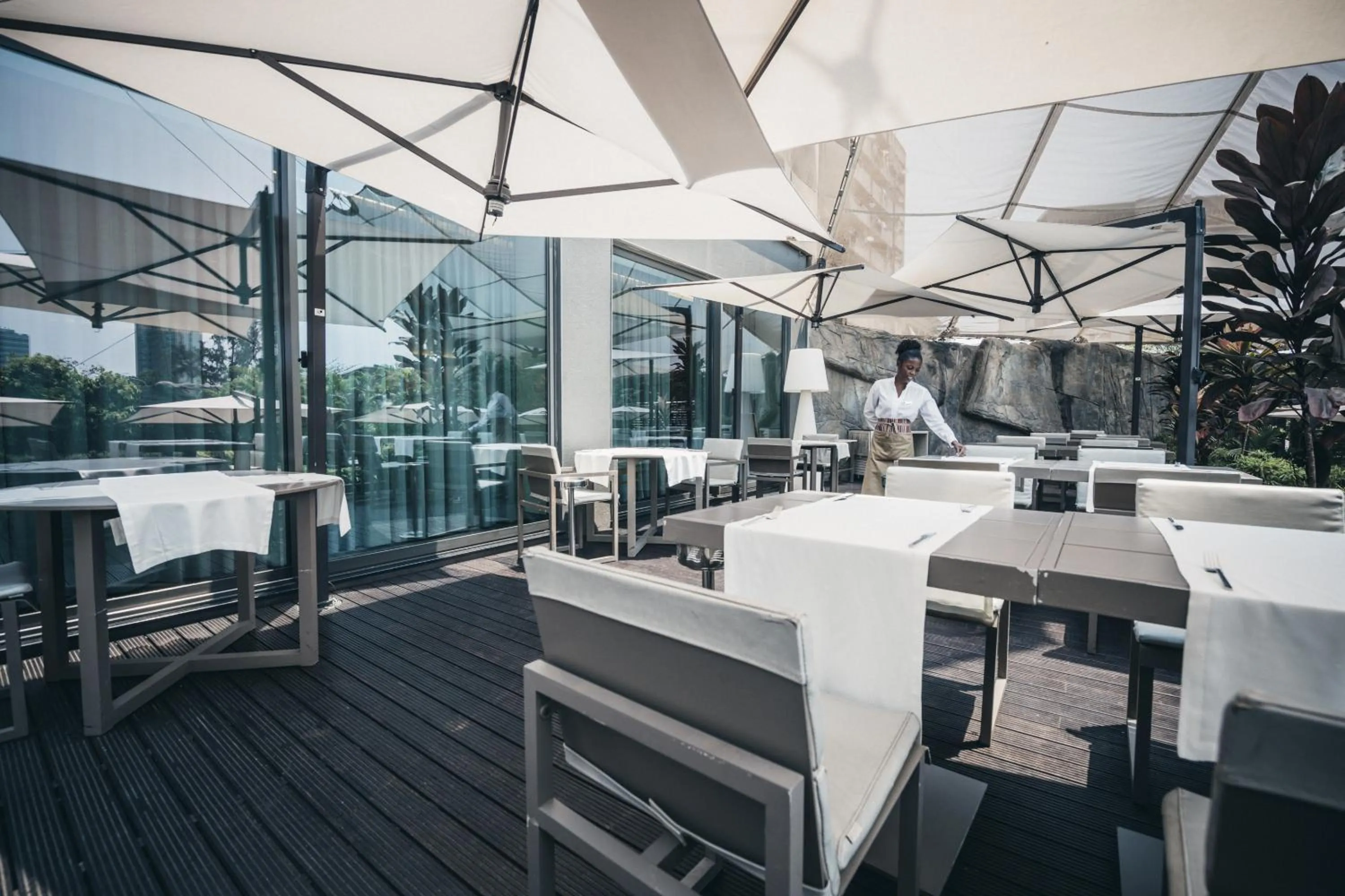 Patio in Hotel Trópico