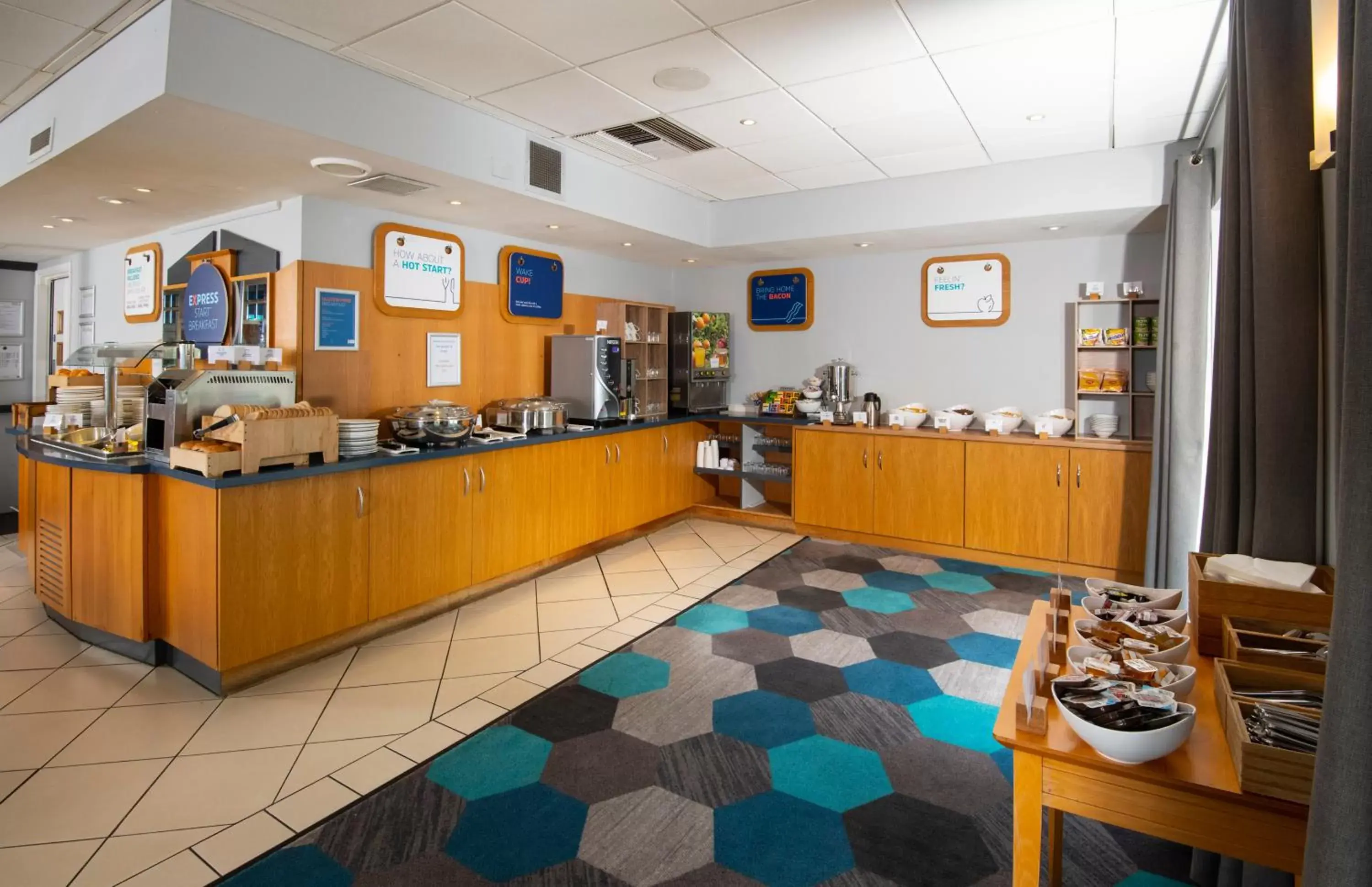 Buffet breakfast in Holiday Inn Express Peterborough by IHG Buffet breakfast in Holiday Inn Express Peterborough by IHG