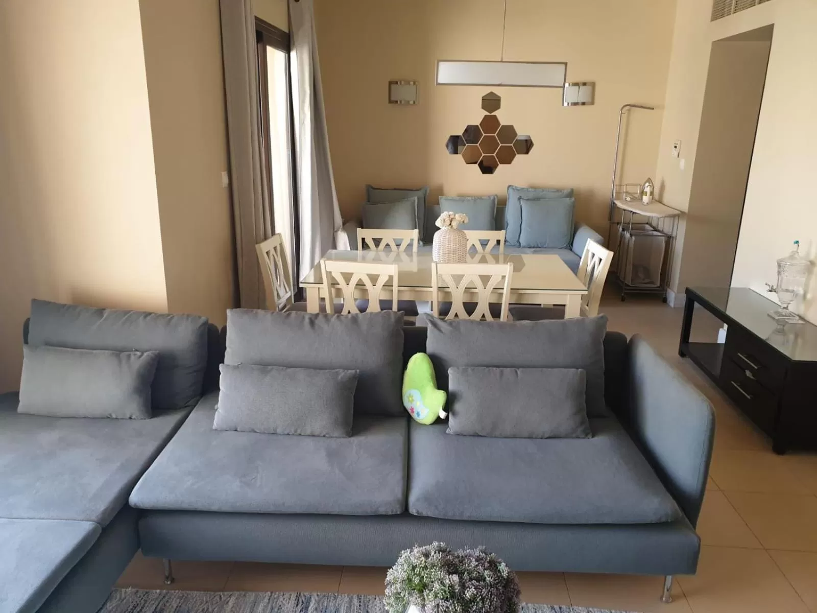 Living room, Seating Area in Peaceful Private Villa at Five Star Beach Resort