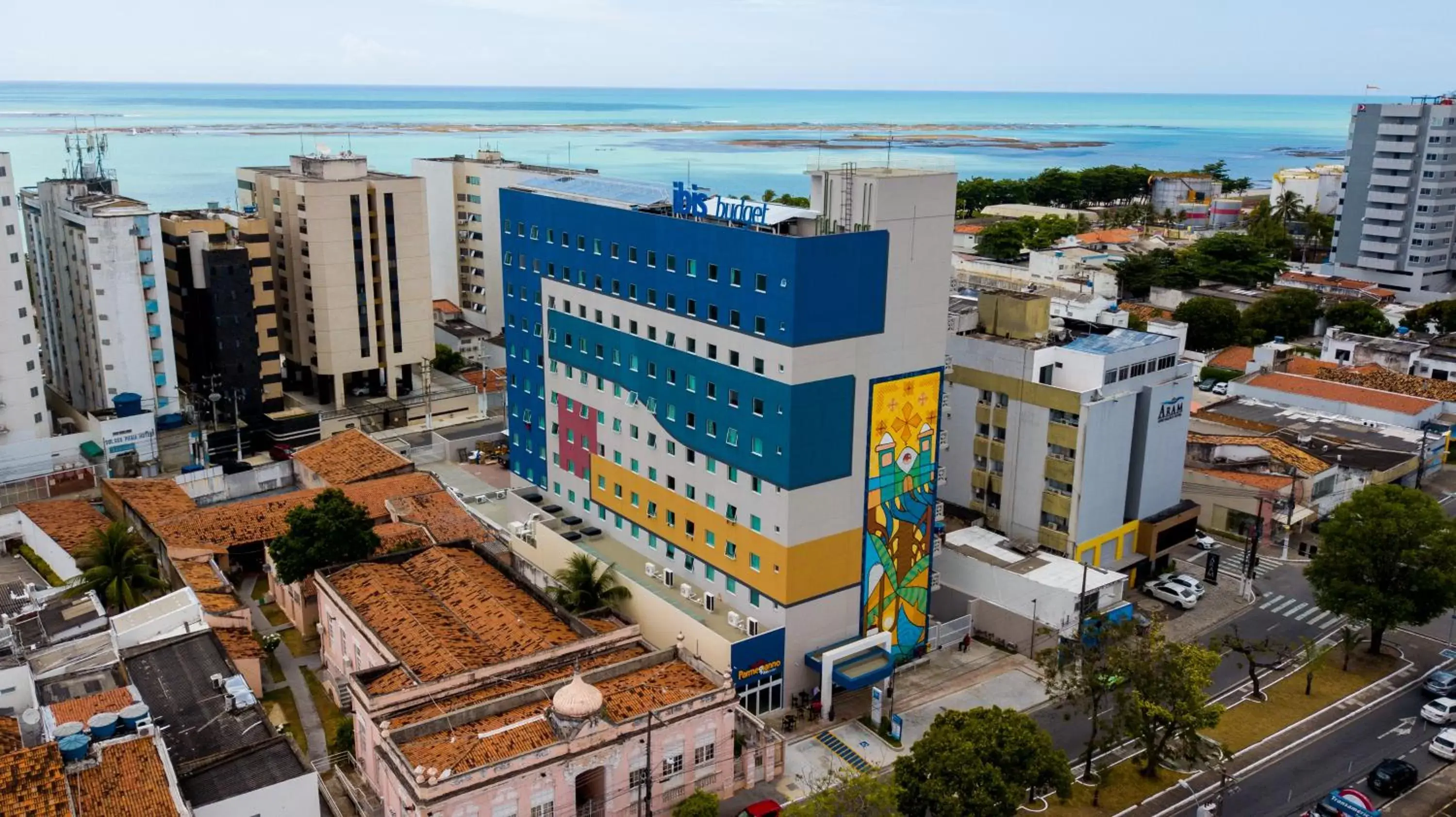 Property building, Bird's-eye View in ibis budget Maceió Pajuçara