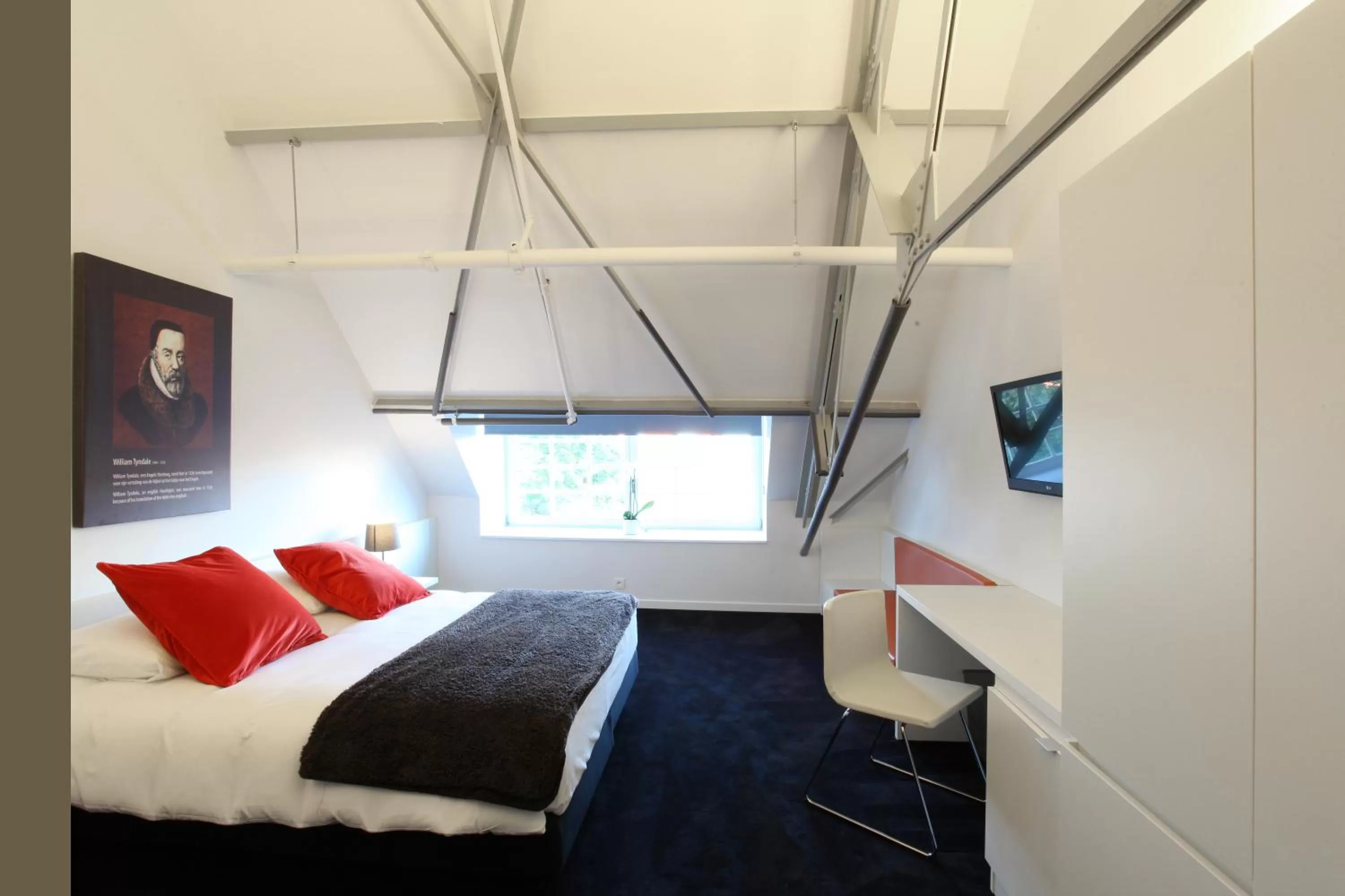 Photo of the whole room, Bed in Hotel The Lodge Vilvoorde