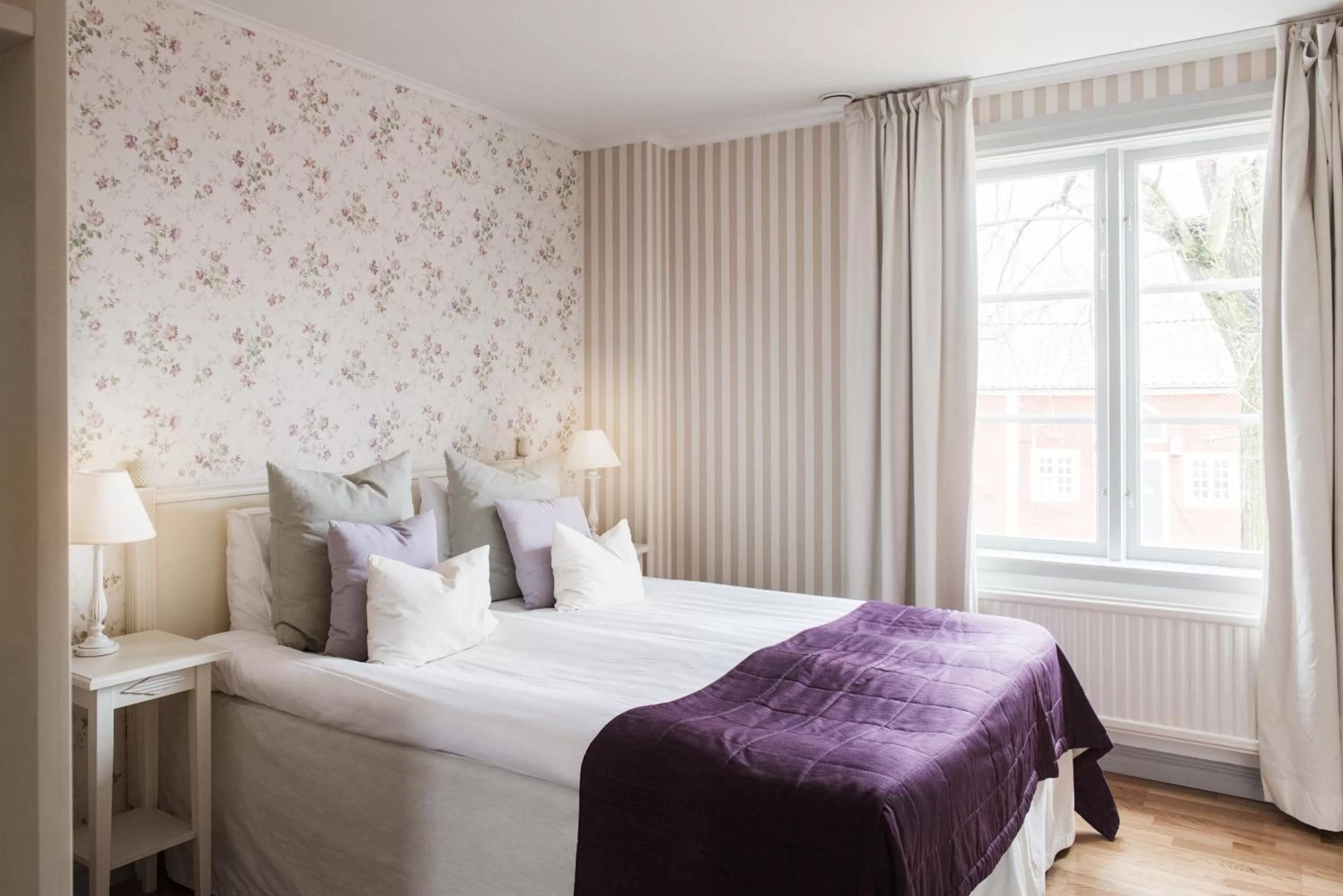 Bed in Hilma Winblads Bed & Breakfast