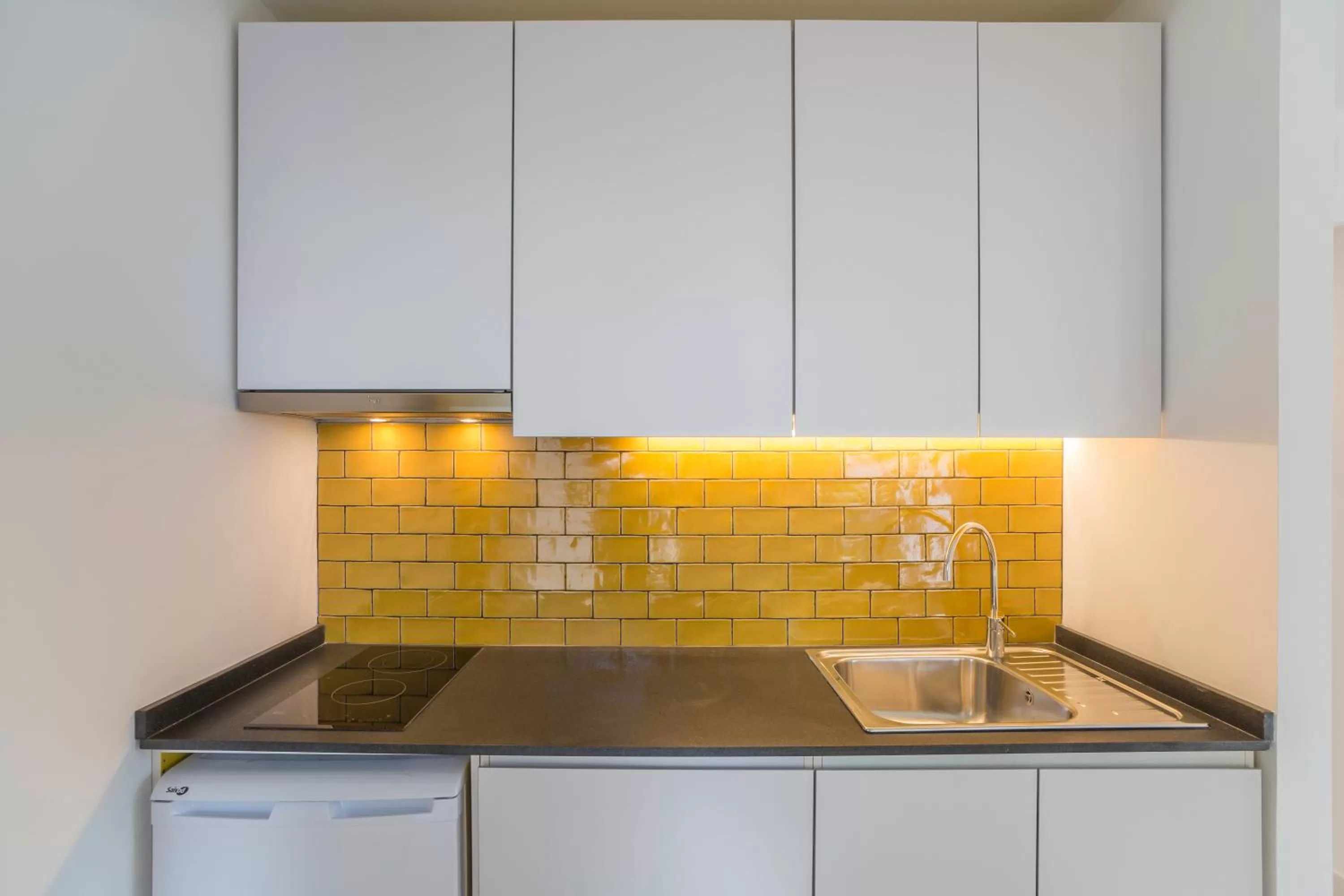 Kitchen or kitchenette in Seaclub Alcudia Mediterranean Resort