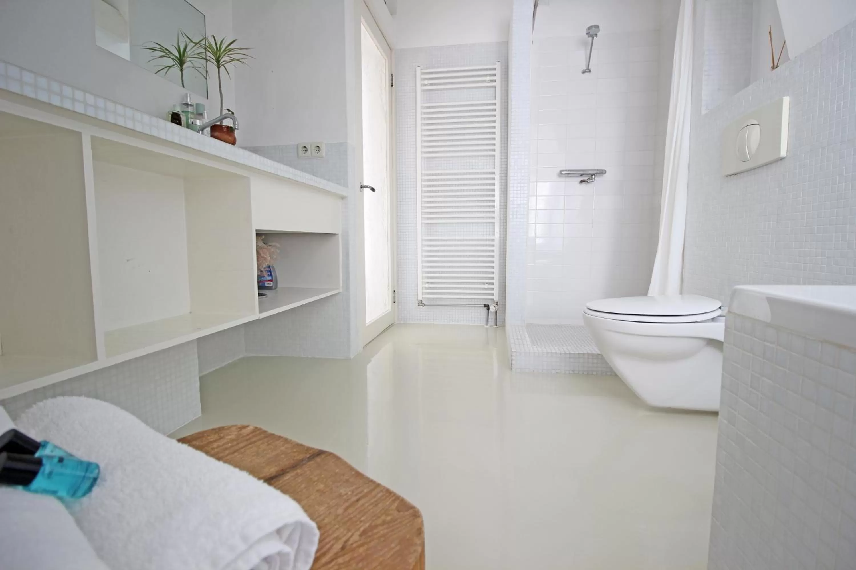 Bathroom in Beautiful 2 floor Vondelpark apartment.