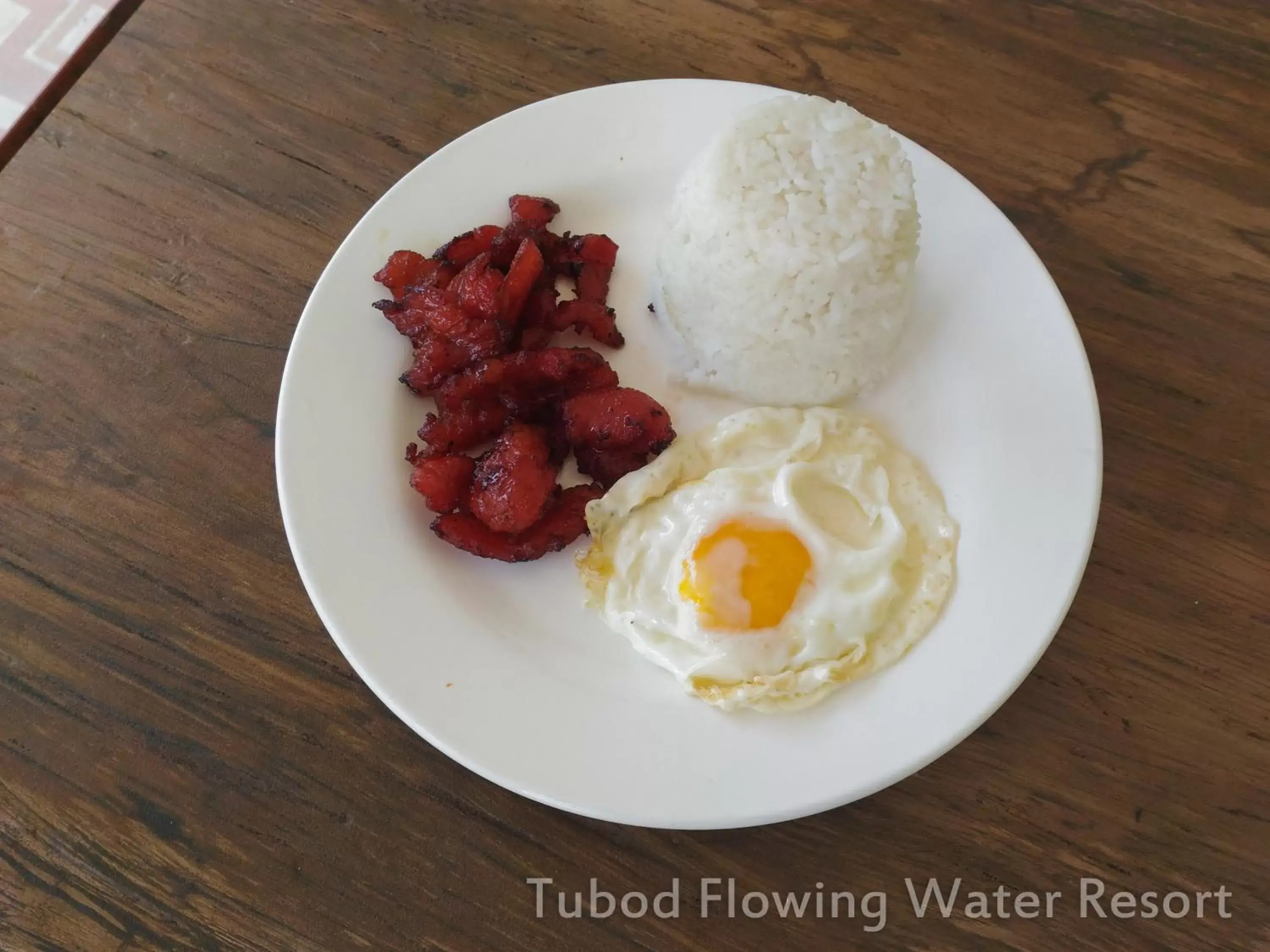 Food in Tubod Flowing Water Resort