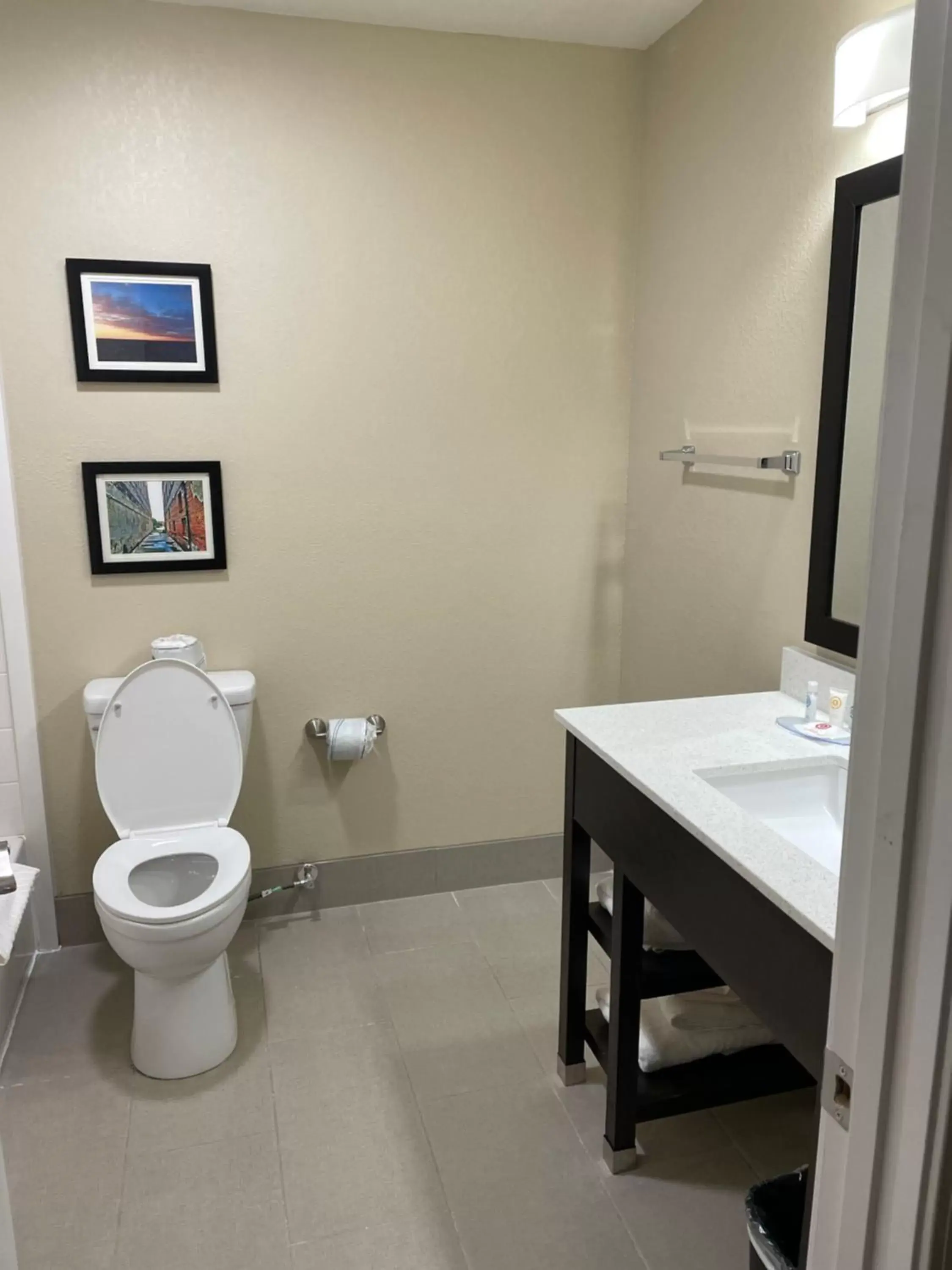 Bathroom in Comfort Inn & Suites Spring Lake - Fayetteville Near Fort Liberty