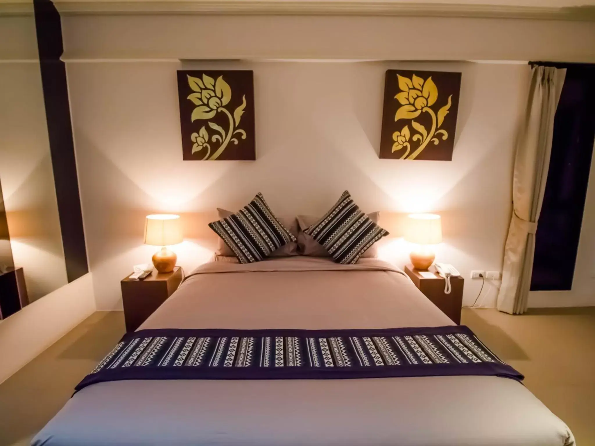 Bed in Fortune Riverview Hotel Chiang Khong