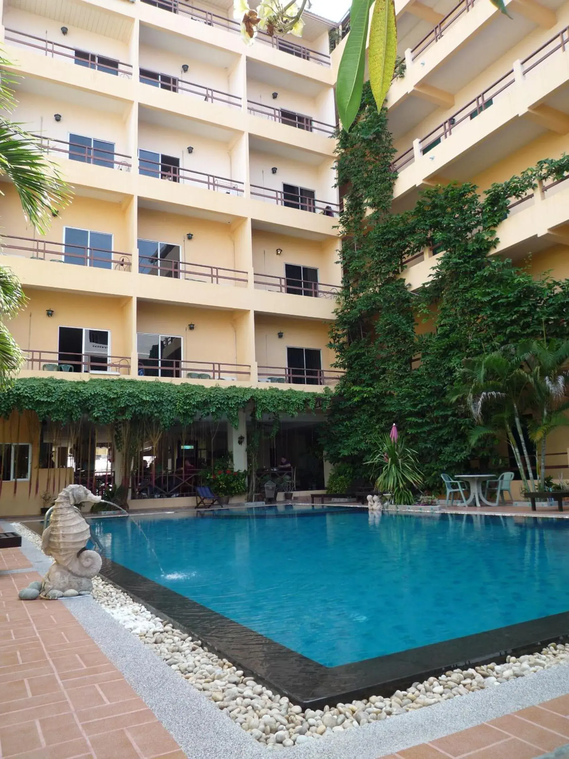 Swimming pool, Property Building in Opey De Place Pattaya