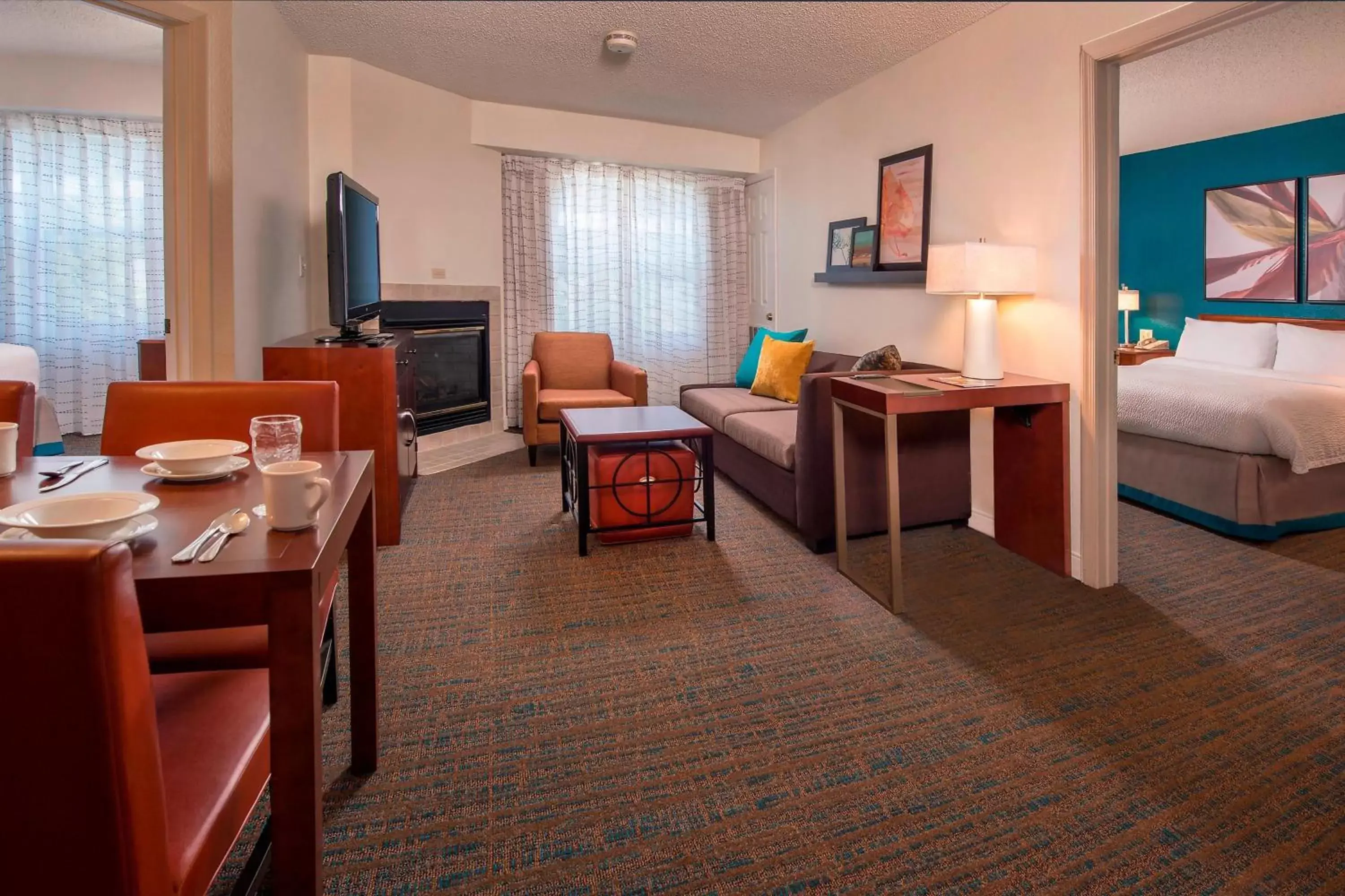 Living room, Seating Area in Residence Inn Fairfax Merrifield