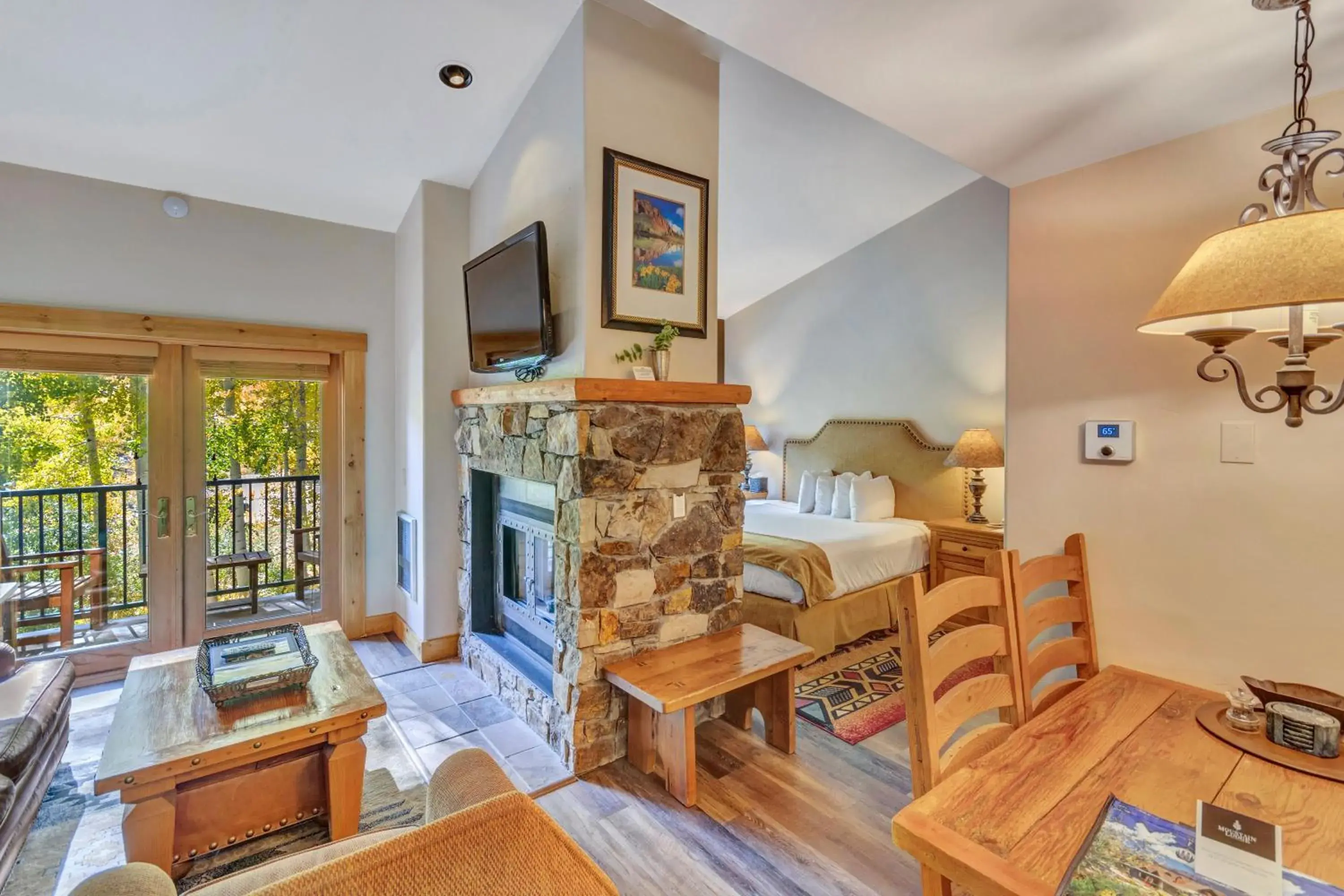 Seating Area in Mountain Lodge at Telluride