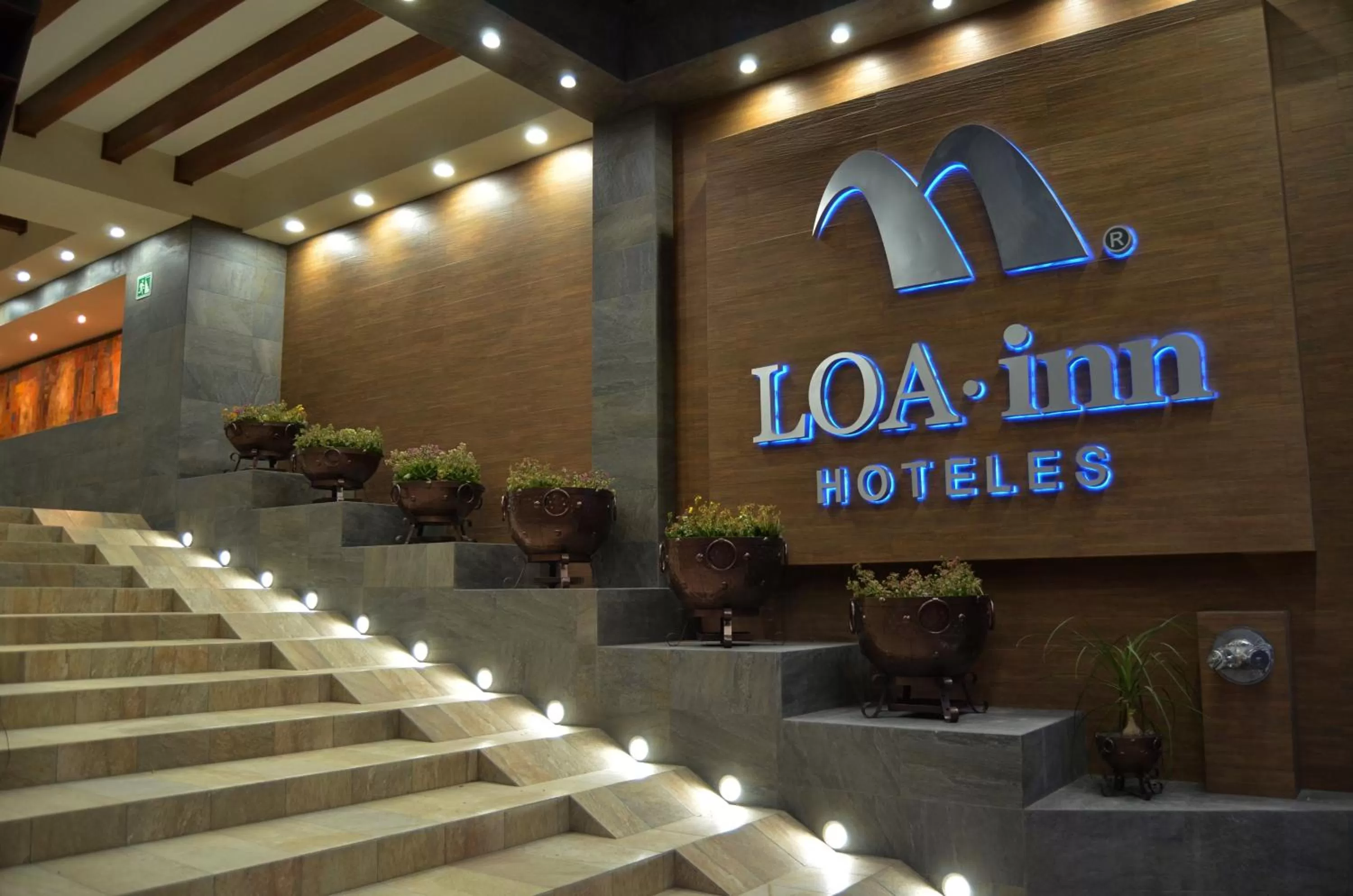 Property building in Loa Inn Business Centro Puebla