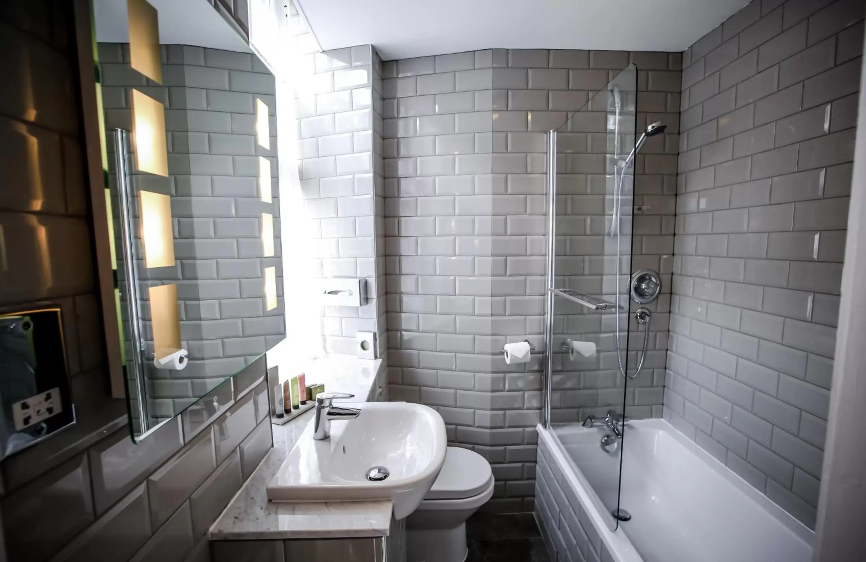 Bathroom in Bowburn Hall Hotel