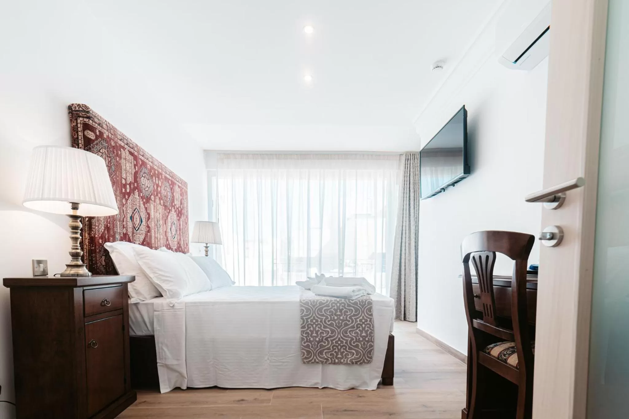 Photo of the whole room, Bed in Palazzo Violetta