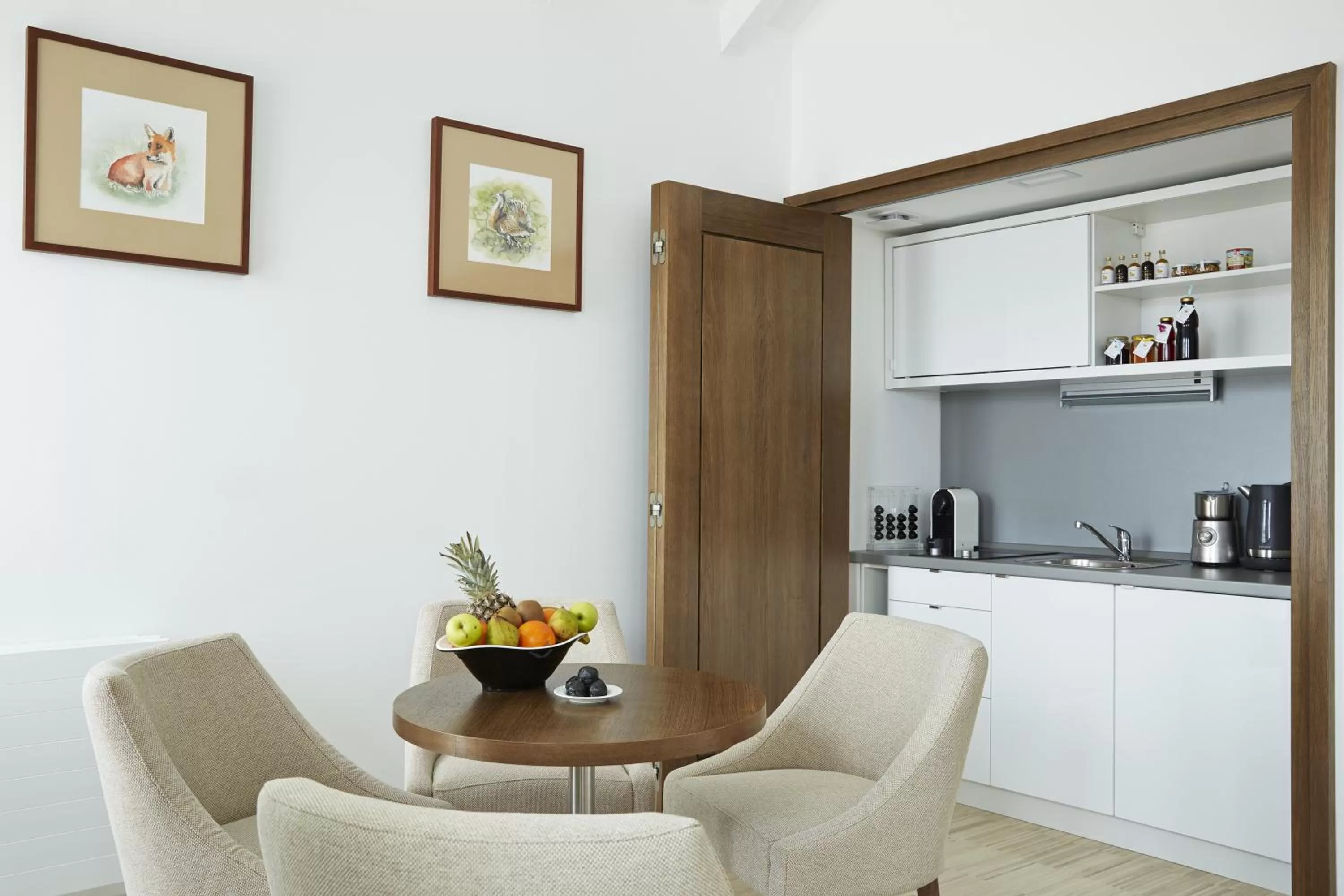 Kitchen or kitchenette in Botrytis Borhotel