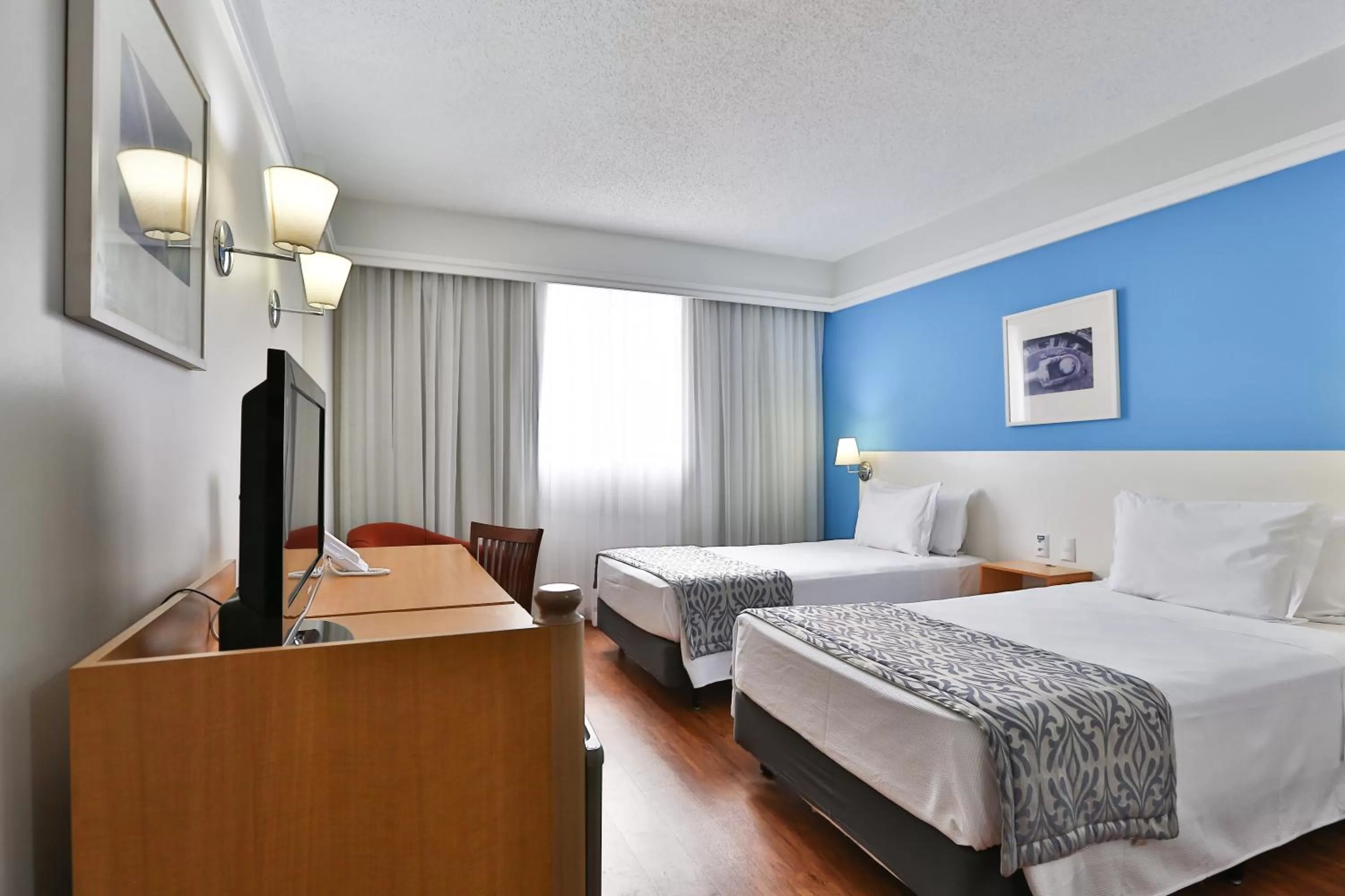 Bed in Slaviero São Paulo Downtown