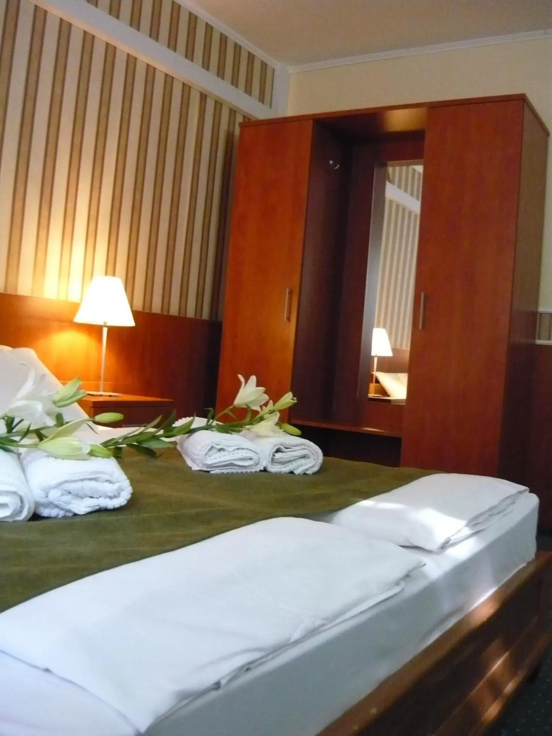 Bed in Atlantic Hotel