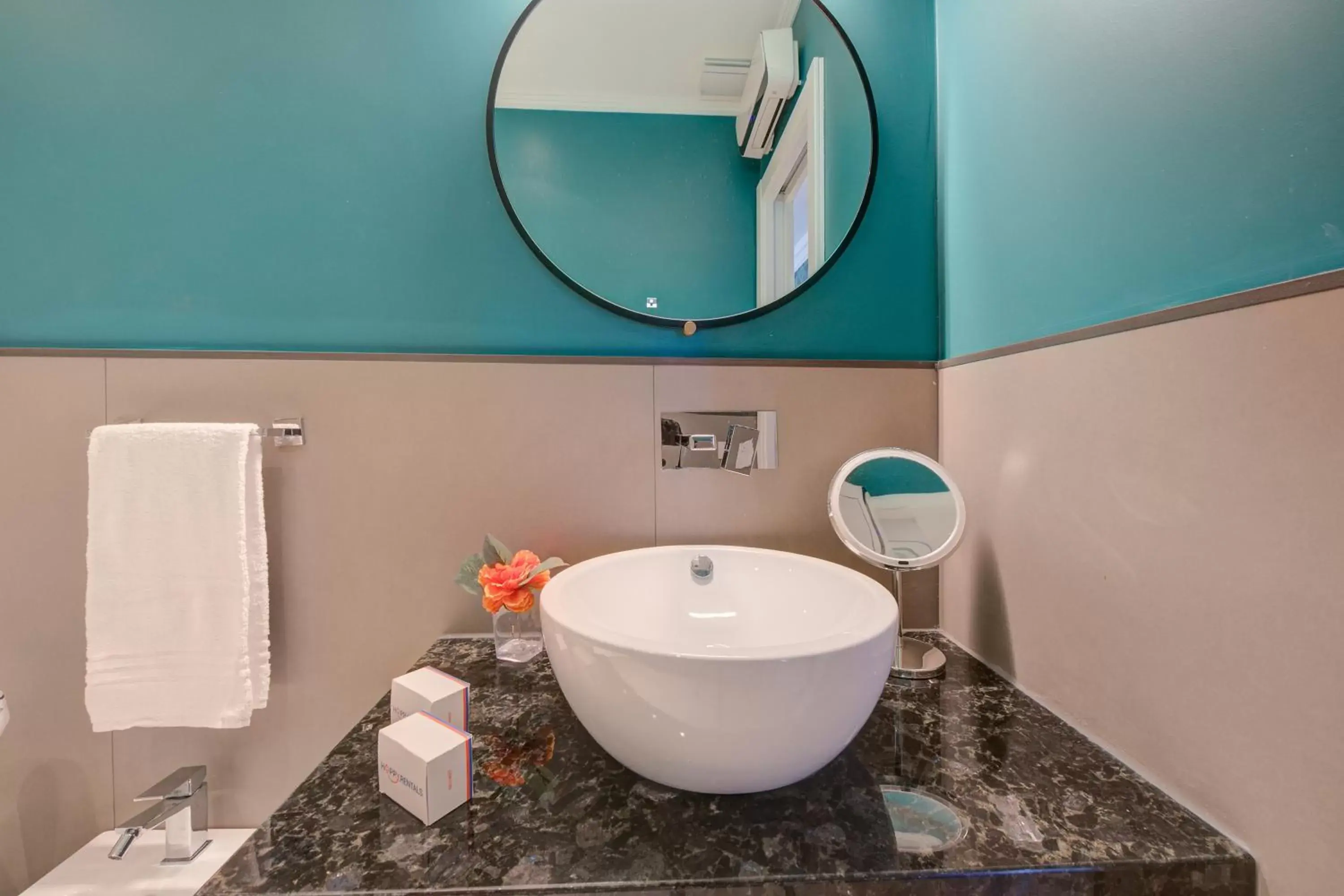 Bathroom in Boutique Central Apartments- Happy Rentals