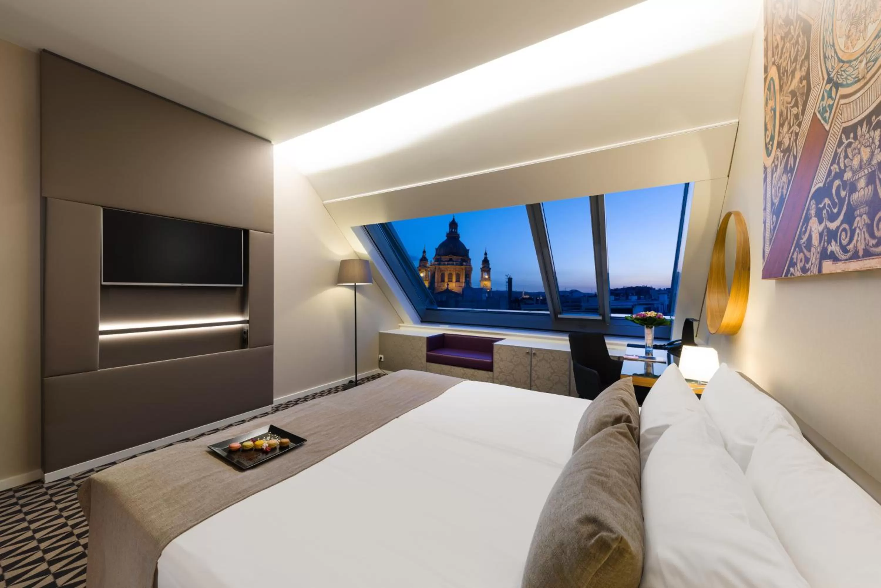 Bedroom, Bed in Hotel Moments Budapest by Continental Group