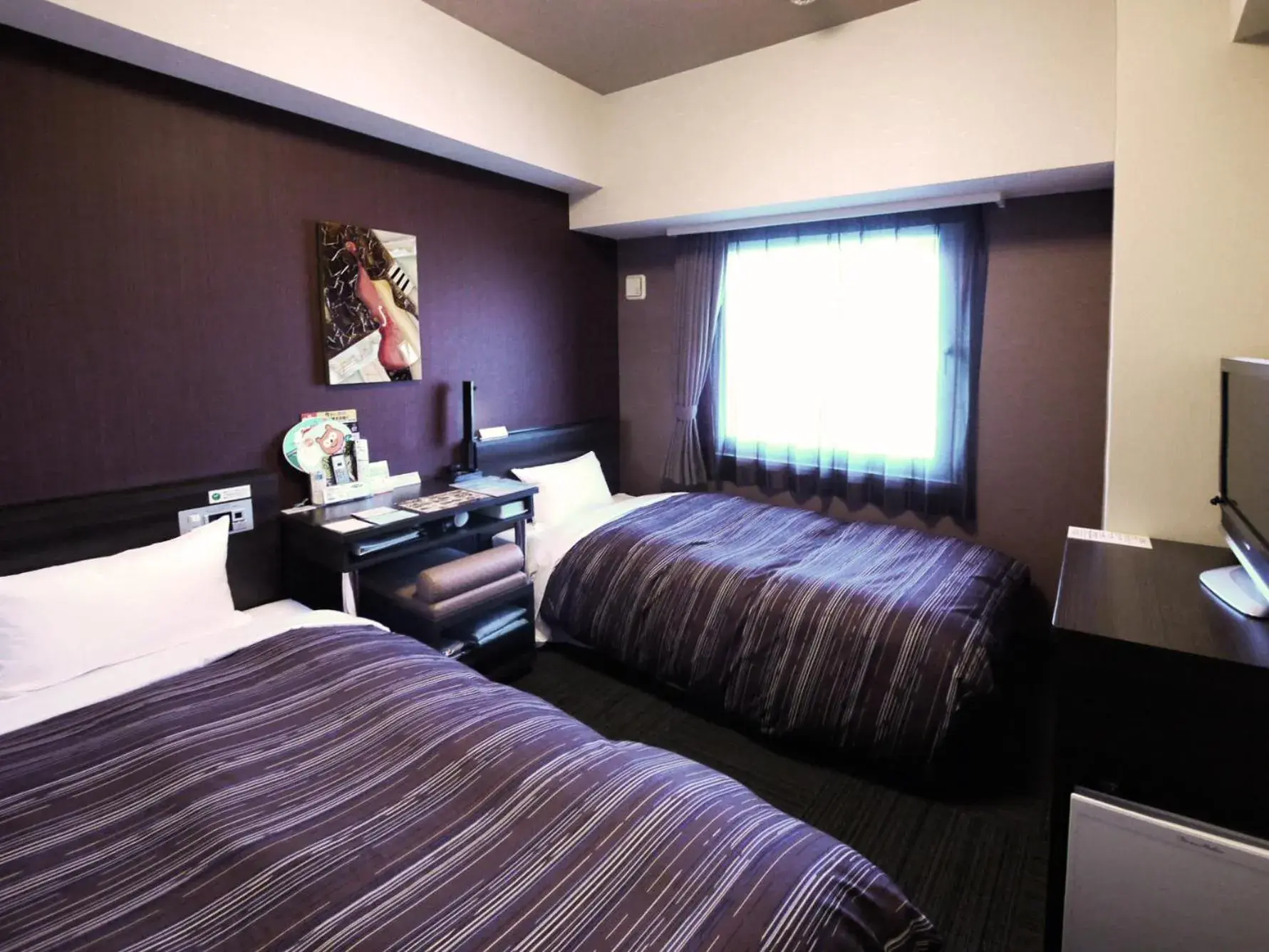 Bed in Hotel Route Inn Yaizu Inter