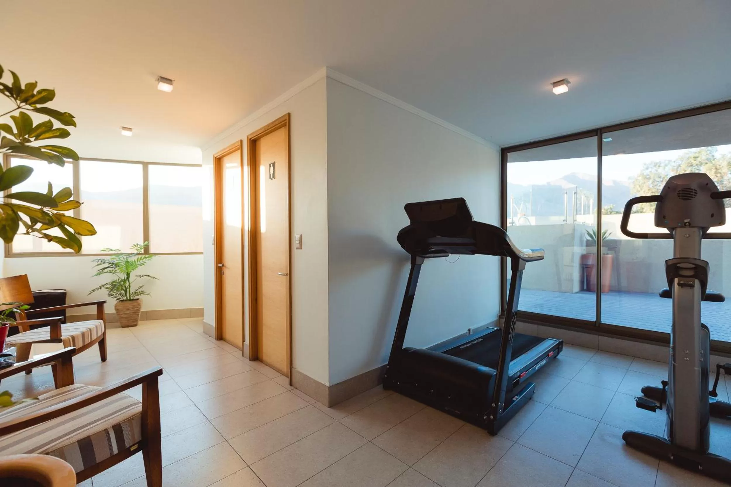 Fitness centre/facilities in Hotel Atacama Suites