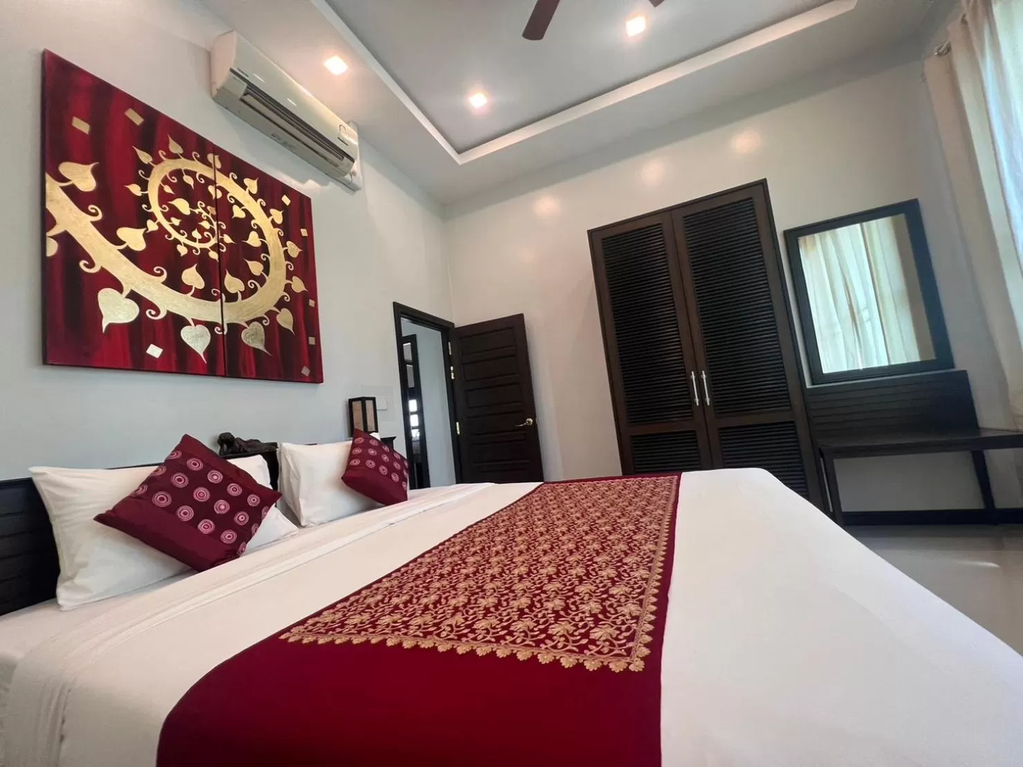 Bed in ThaiLife Wellness & Meditation Resort- SHA Plus