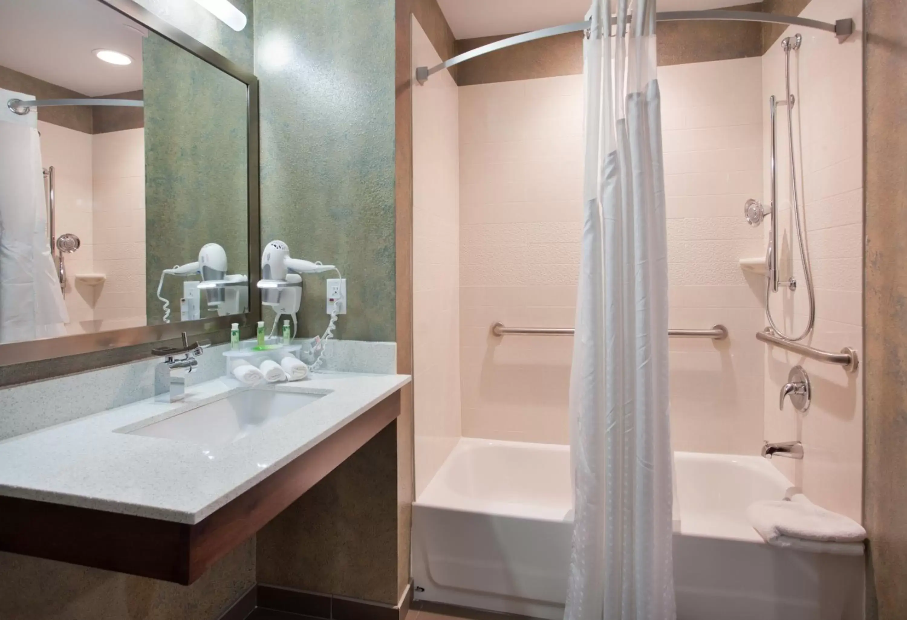 Bathroom in Holiday Inn Express & Suites St Louis Airport, an IHG Hotel