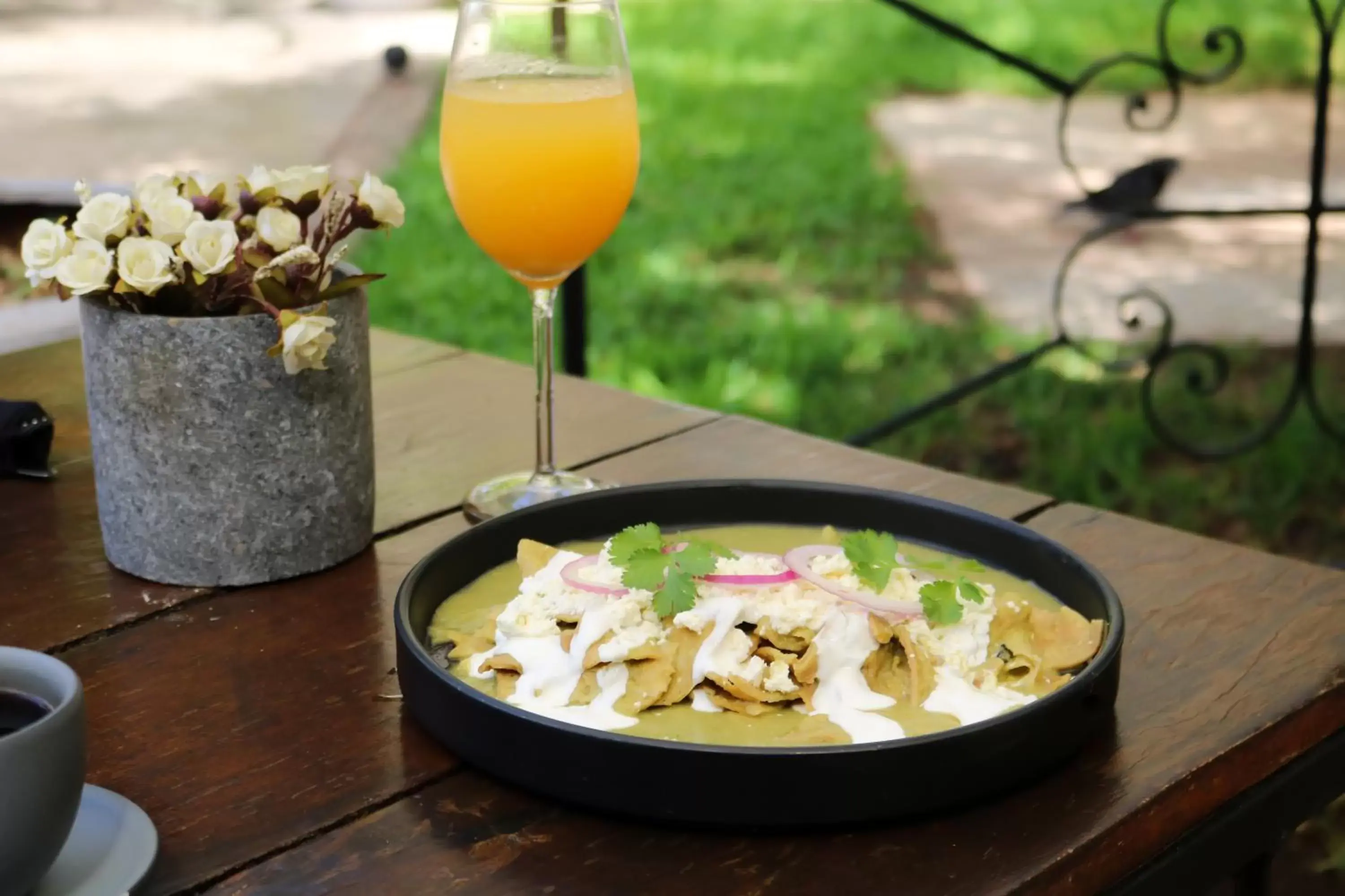 Food close-up in Piedra de Agua Merida