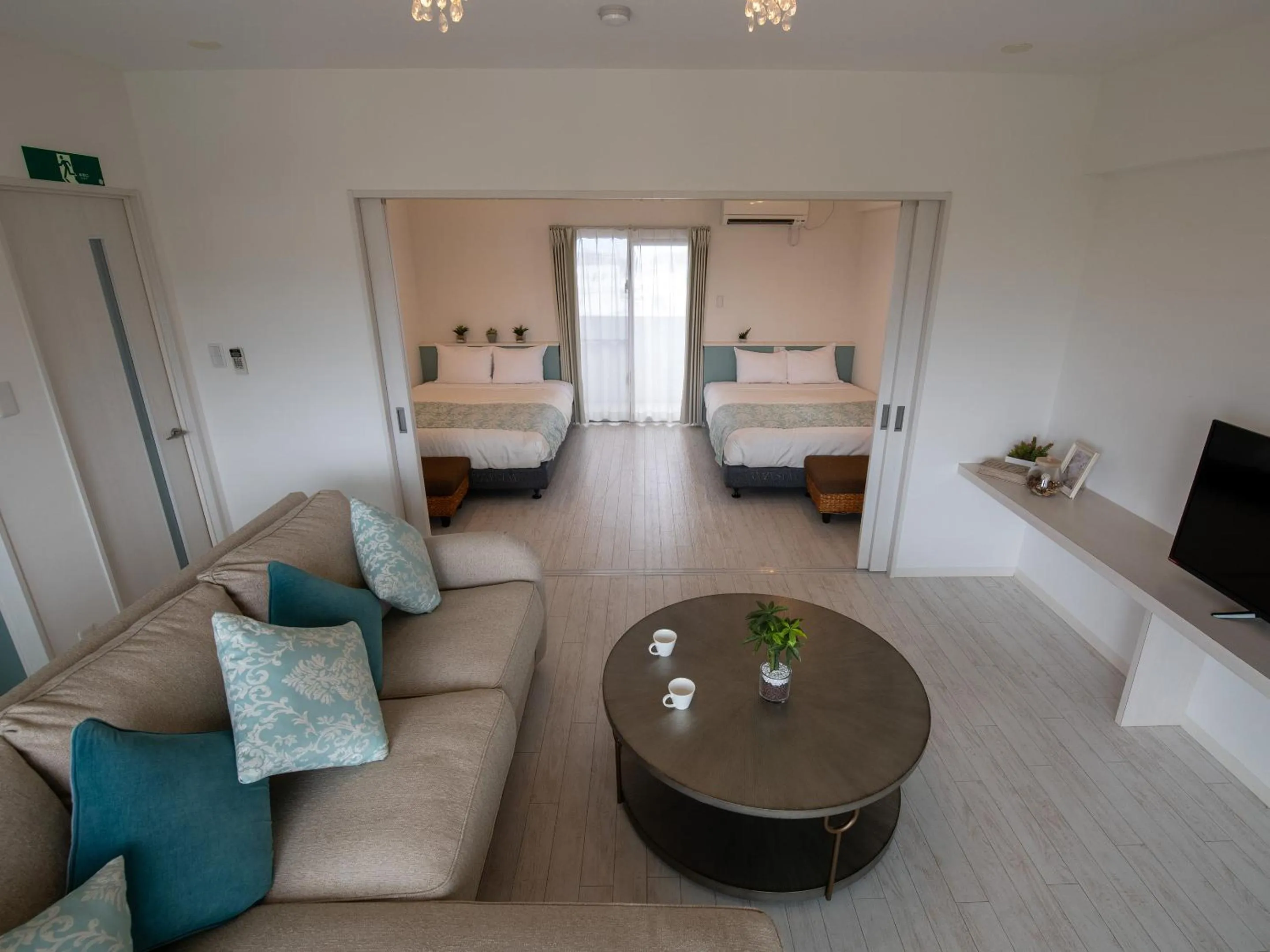 TV and multimedia, Bed in Cozy Stay in Naha