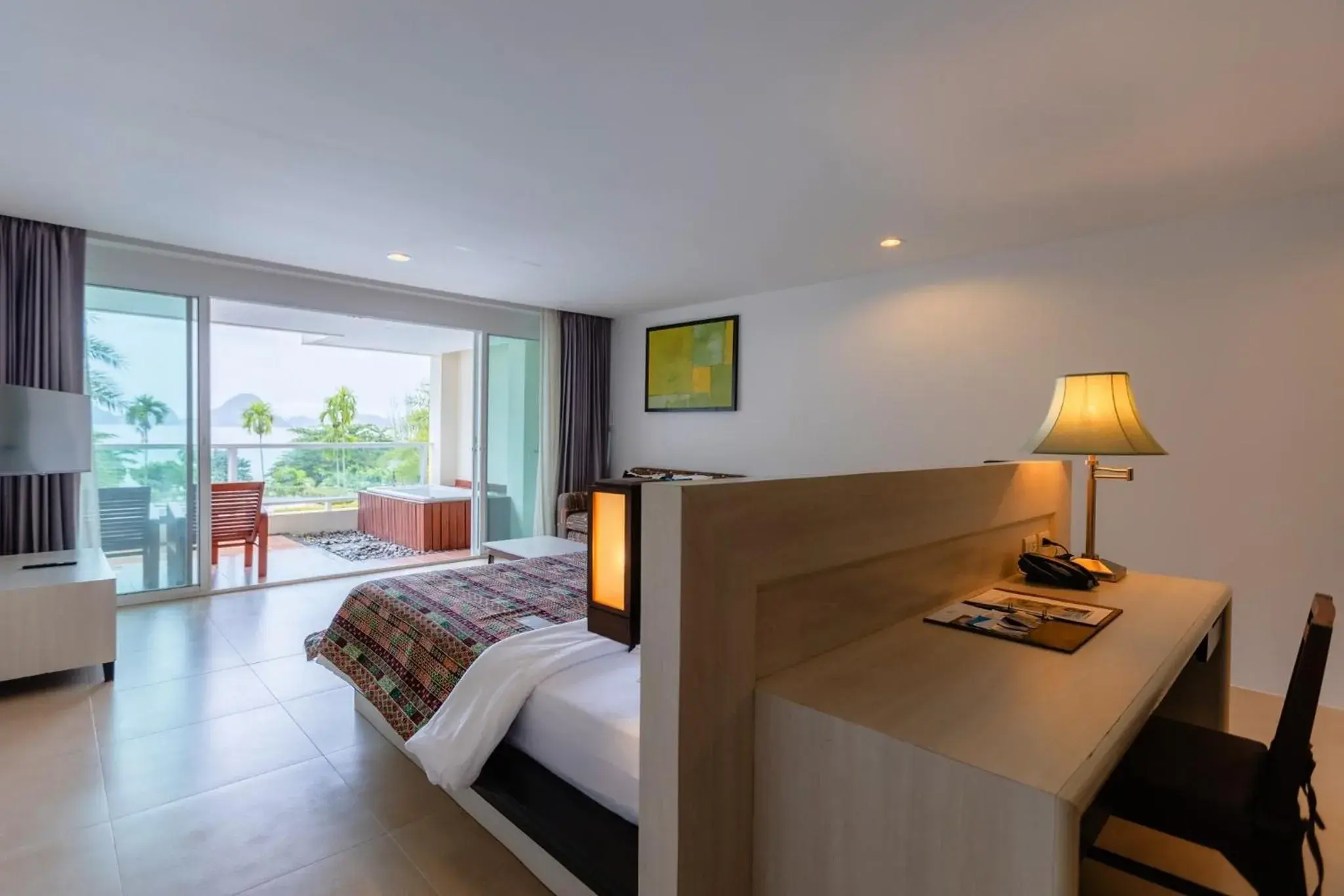 TV and multimedia, Bed in Anyavee Tubkaek Beach Resort- SHA Plus