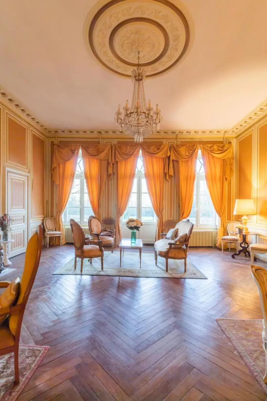 Living room in Chateau du Hallay