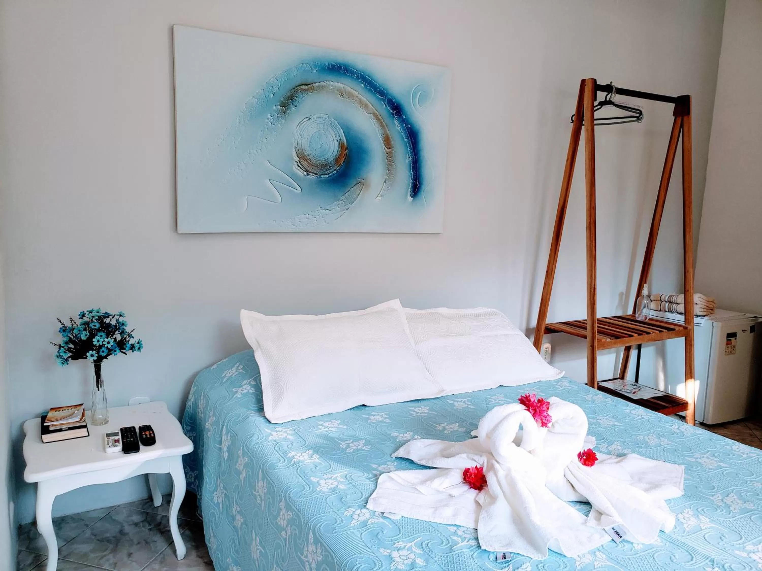 Bed in Pousada Recanto Das Emerências