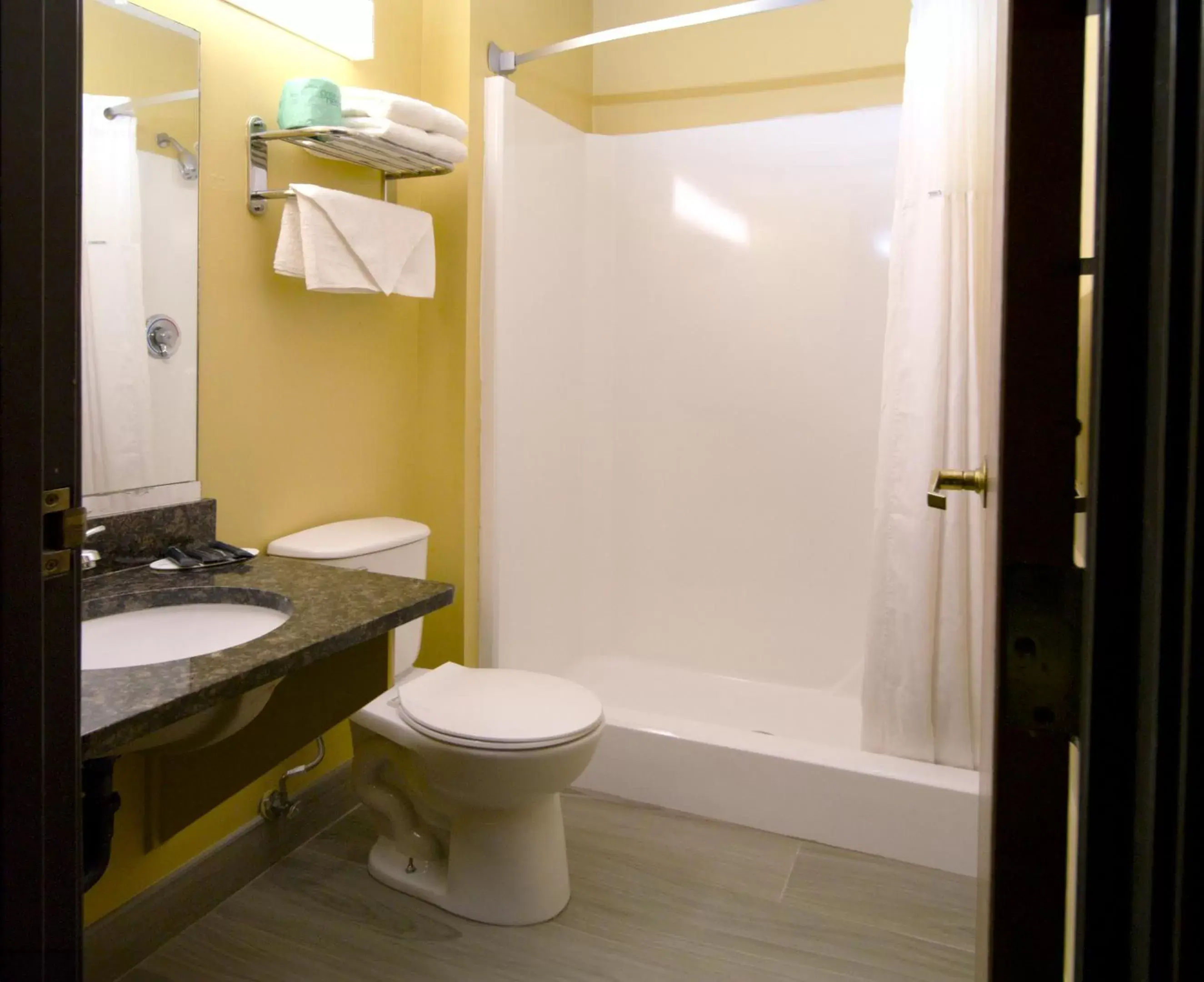 Bathroom in Super 8 by Wyndham Red Wing