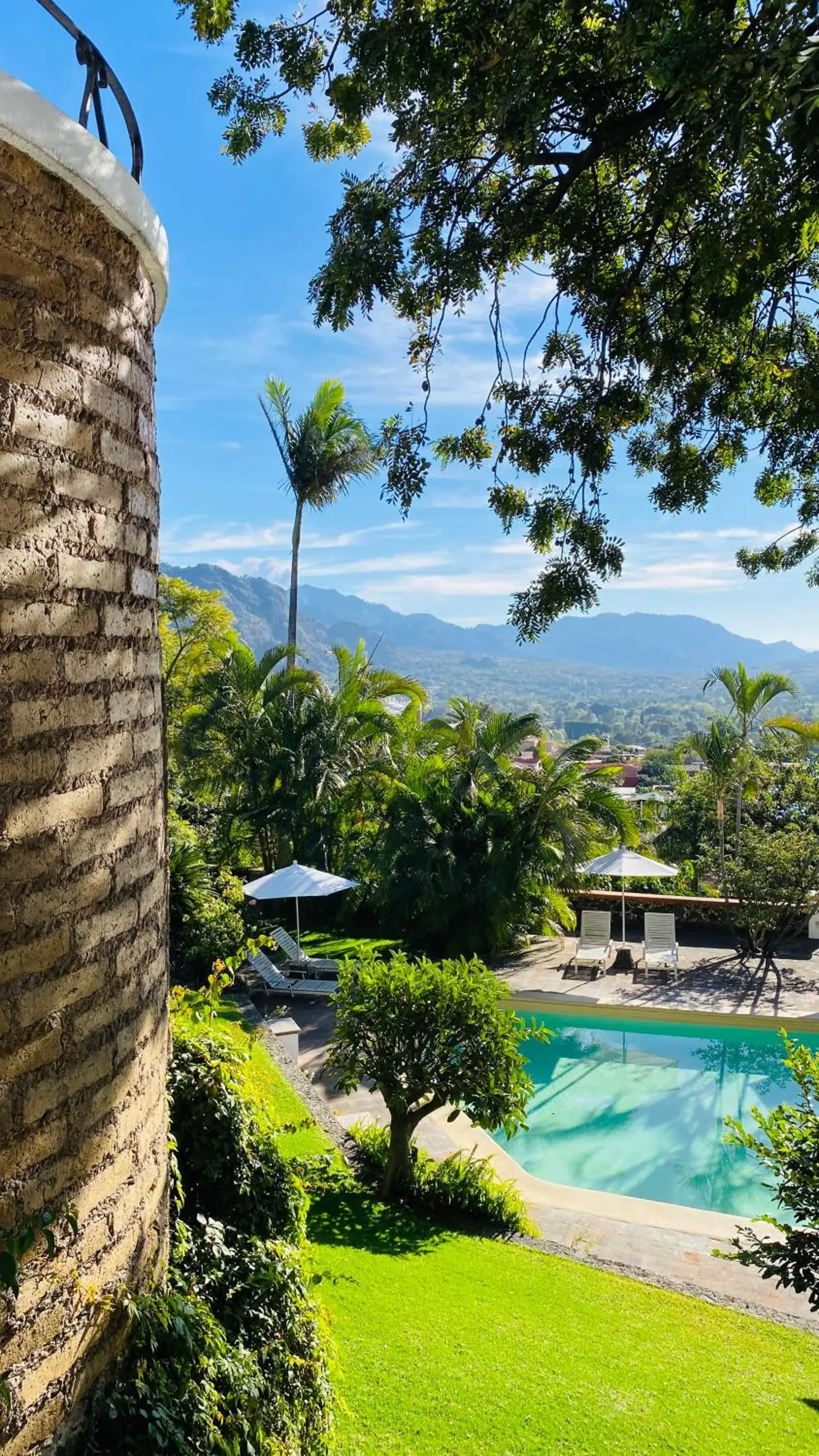 View (from property/room), Swimming Pool in Posada del Tepozteco