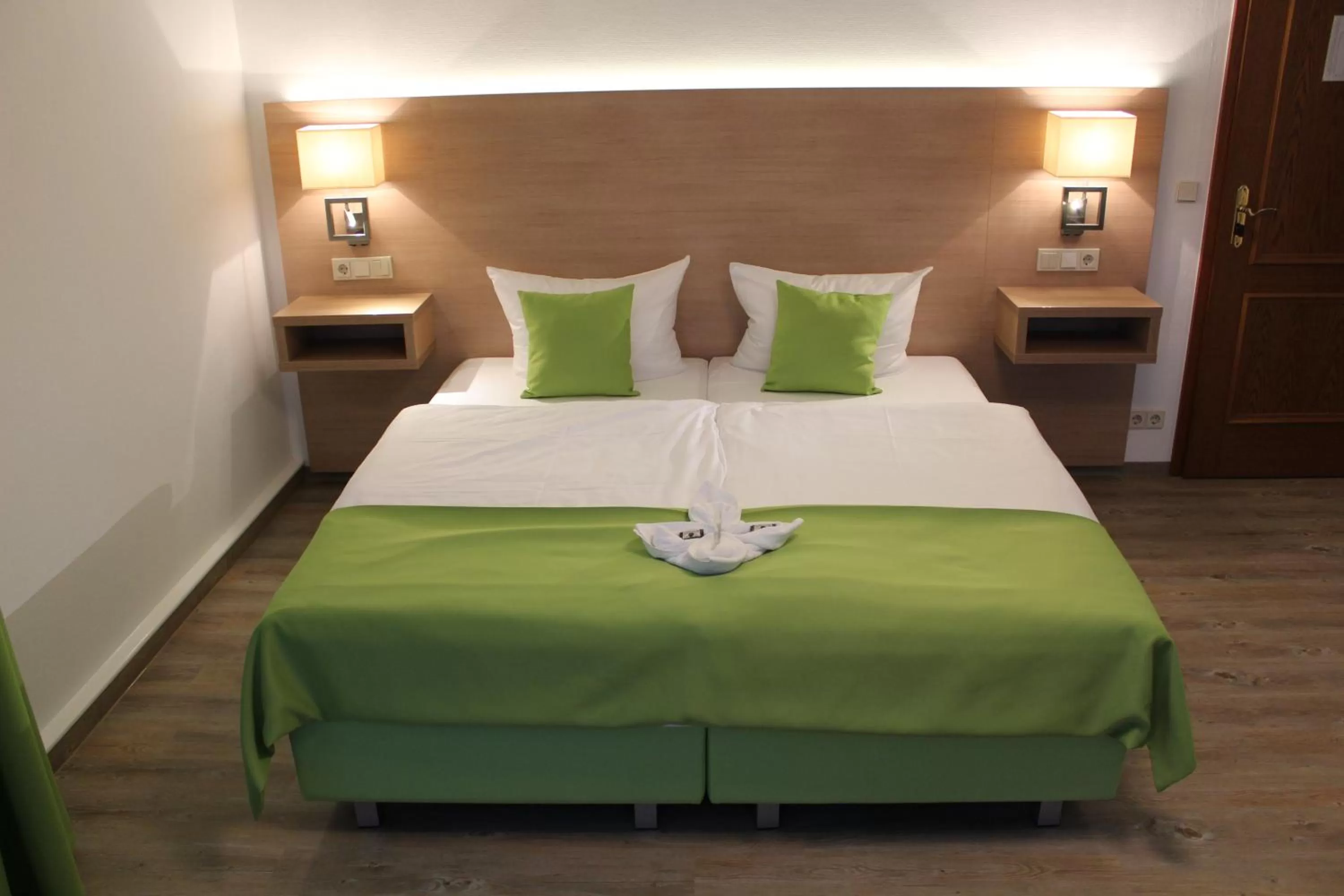 Bed in Parkhotel Forsthaus