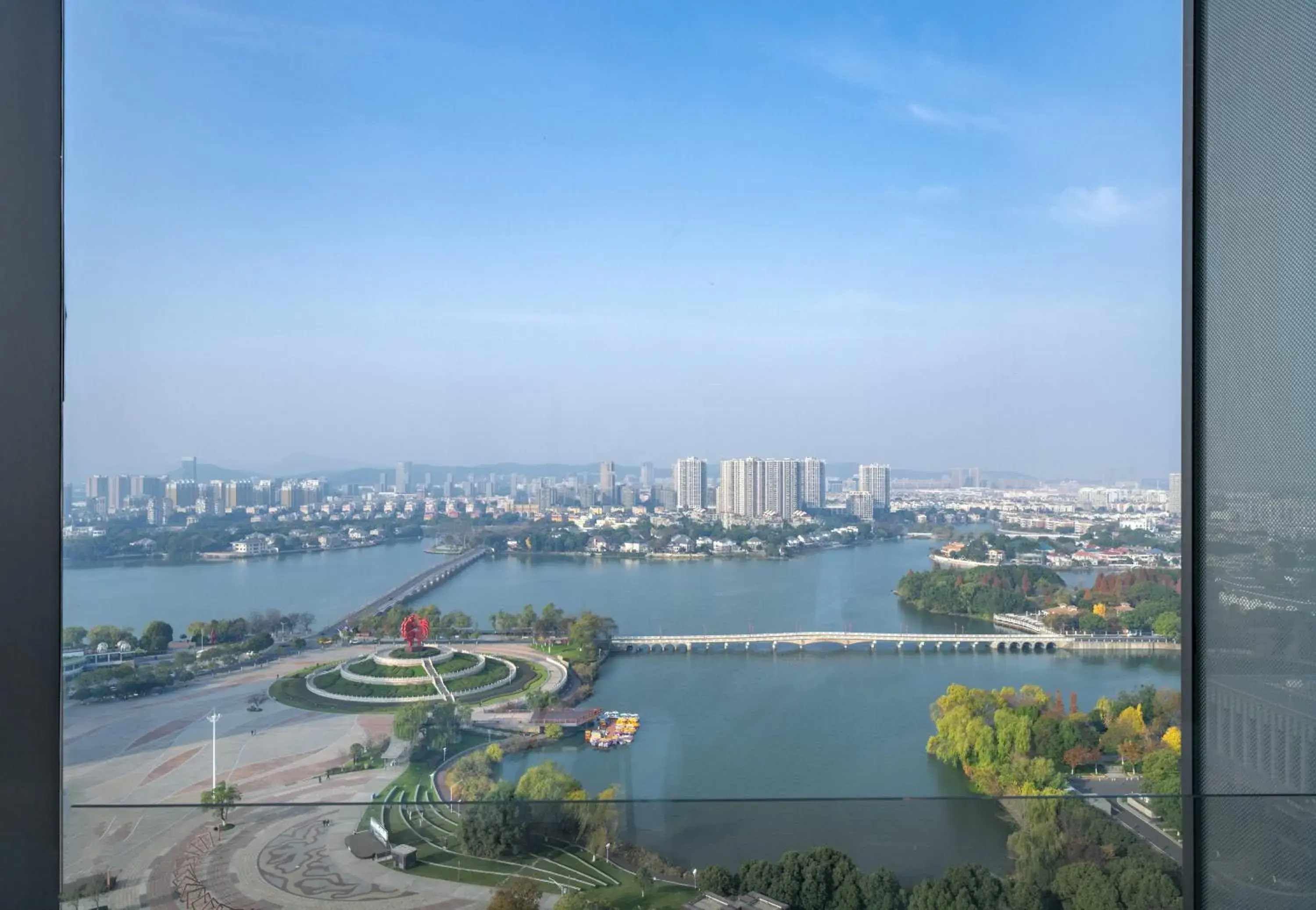 Lake view, River View in Marriott Nanjing South Hotel