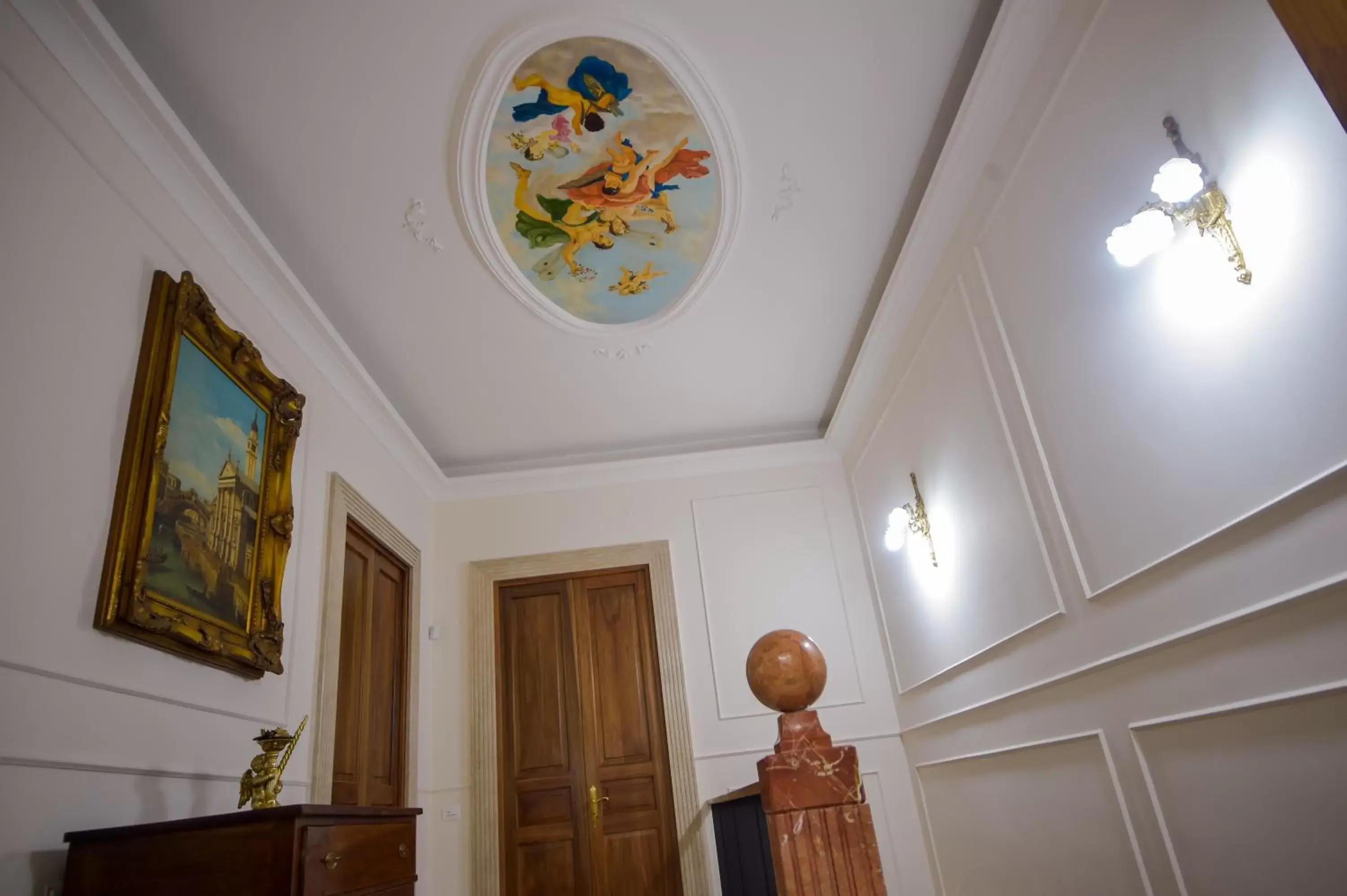 Decorative detail in Palazzo Liguori