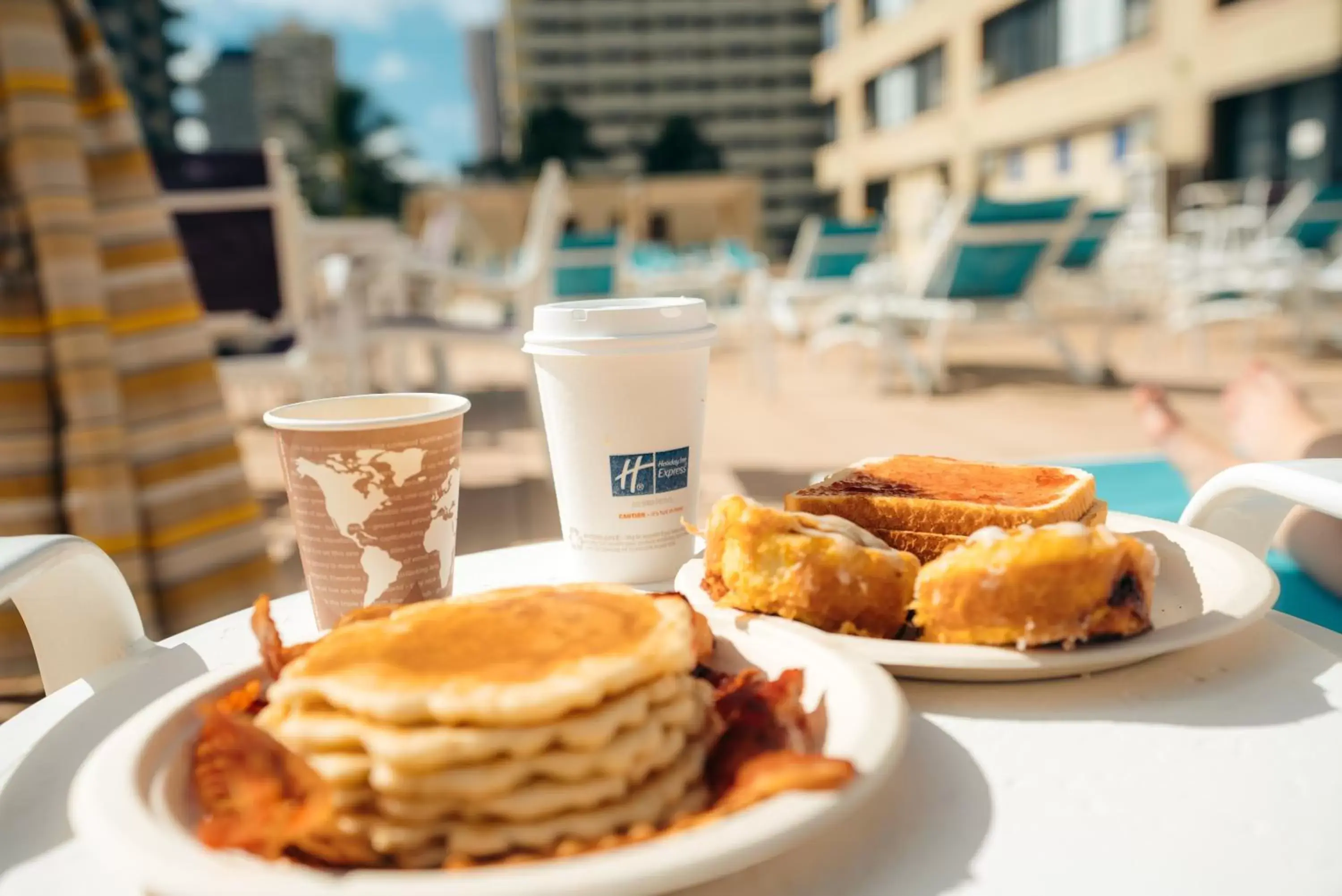 Breakfast in Holiday Inn Express Waikiki, an IHG Hotel